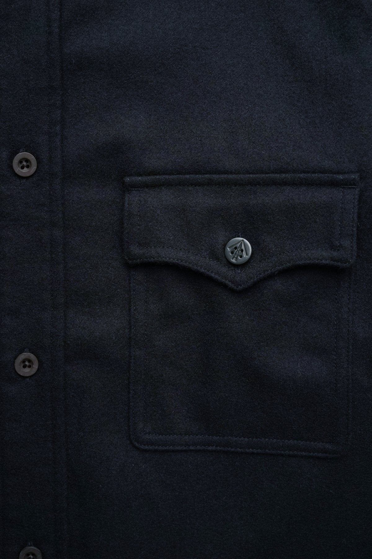 Nigel Cabourn - MODIFIED CPO SH - WASHABLE WOOL - DARK NAVY