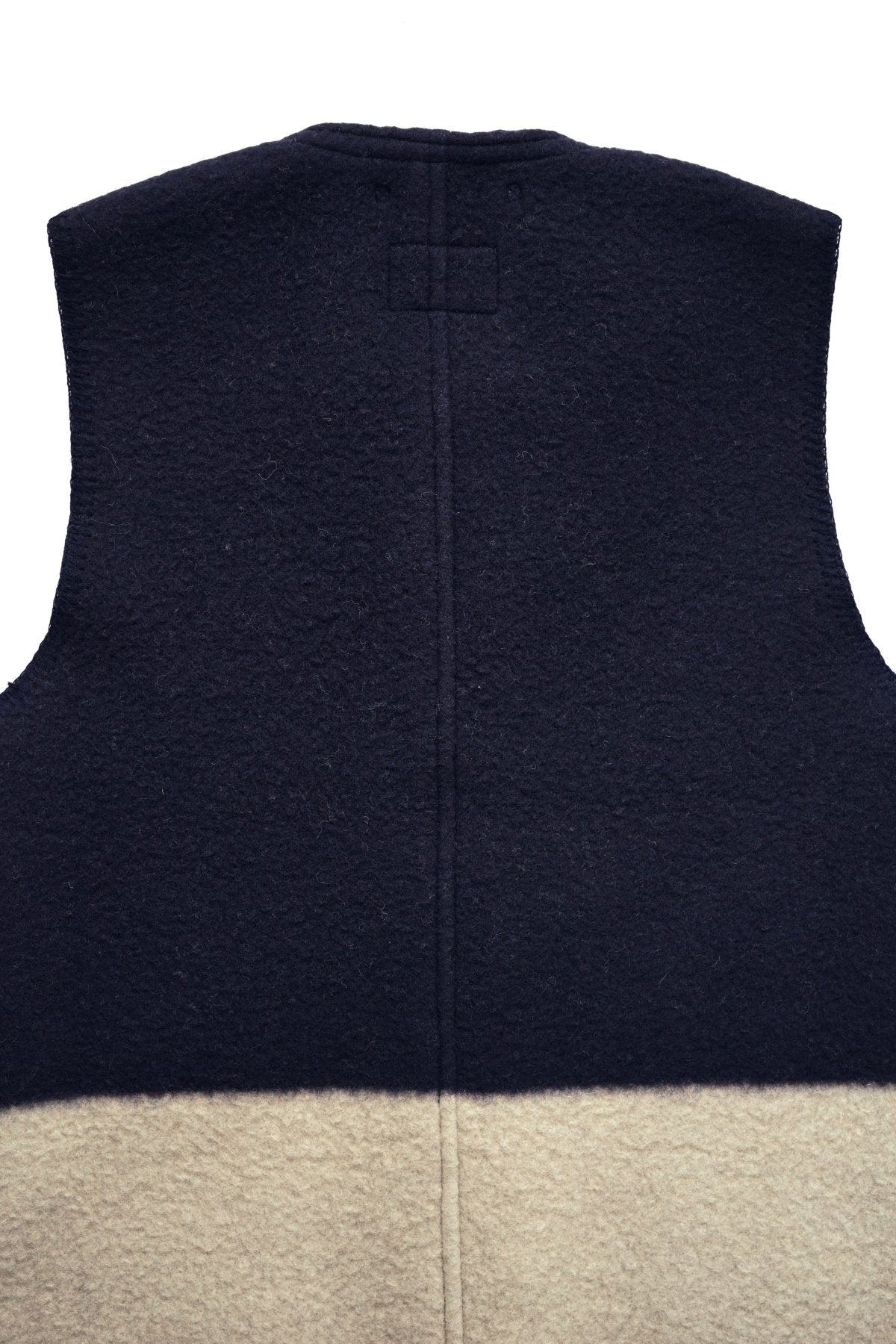 Nigel Cabourn - BLANKET JERKIN VEST - ONE STRIPE - IVORY