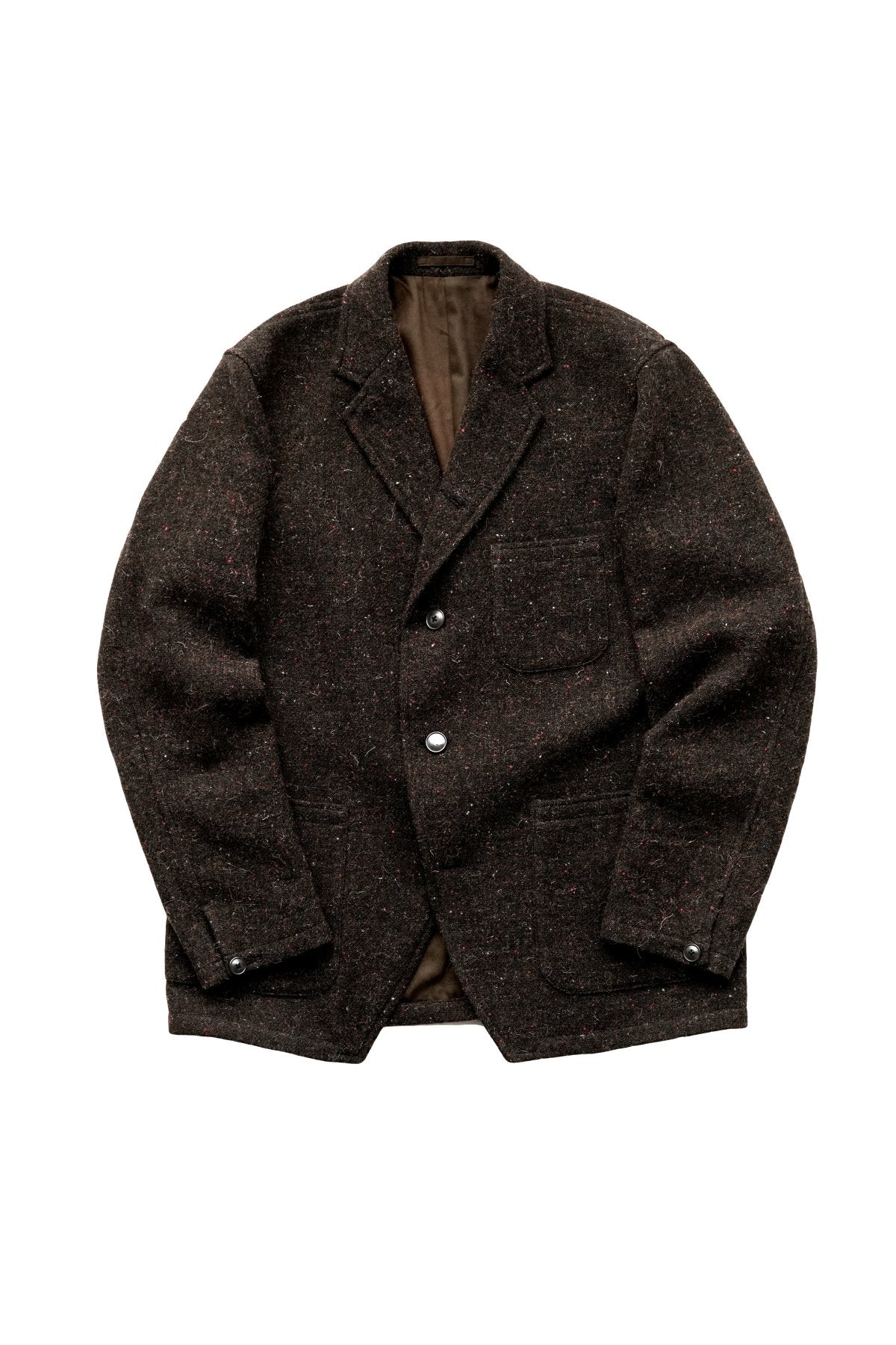 Nigel Cabourn -  HOSPITAL JACKET DONEGAL TWEED - BROWN