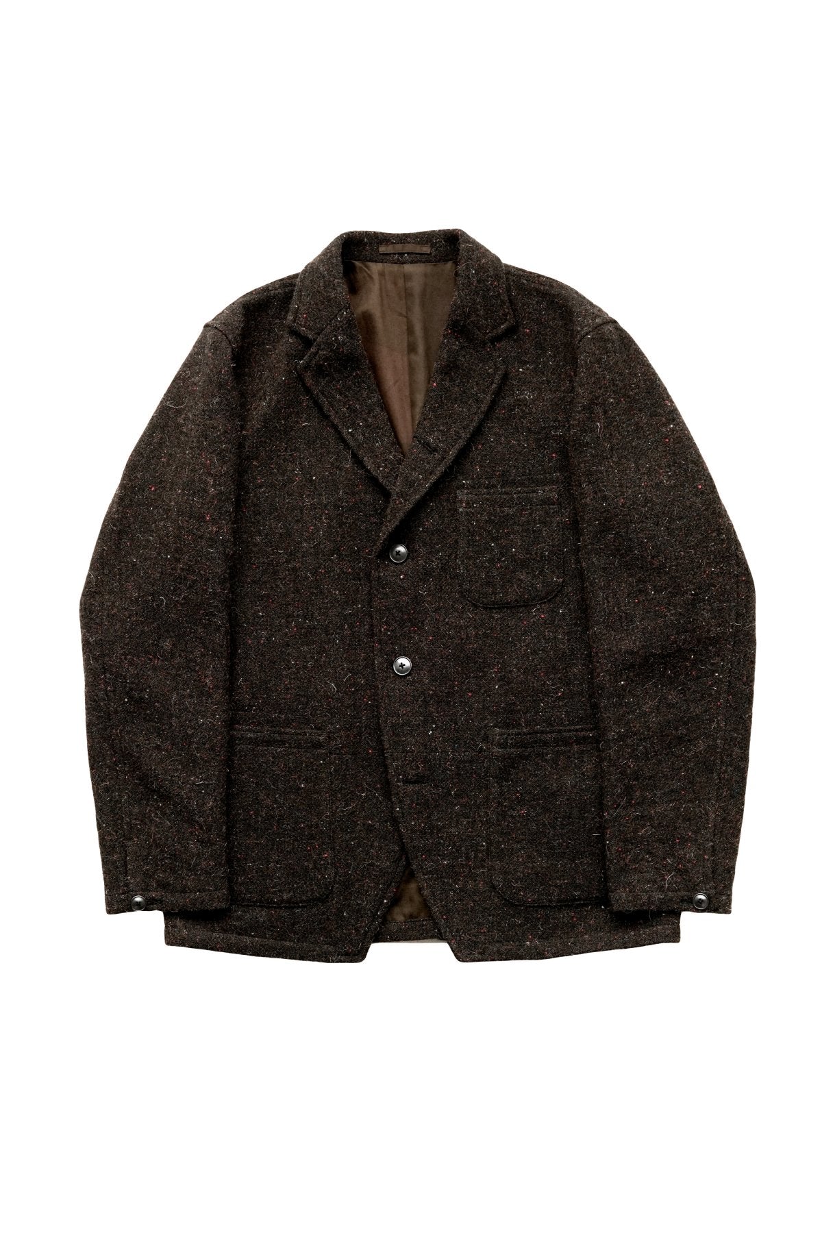 Nigel Cabourn -  HOSPITAL JACKET DONEGAL TWEED - BROWN