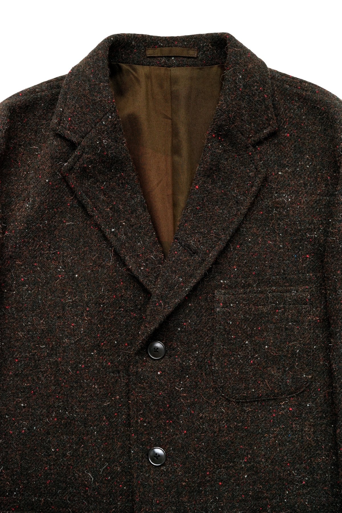 Nigel Cabourn -  HOSPITAL JACKET DONEGAL TWEED - BROWN