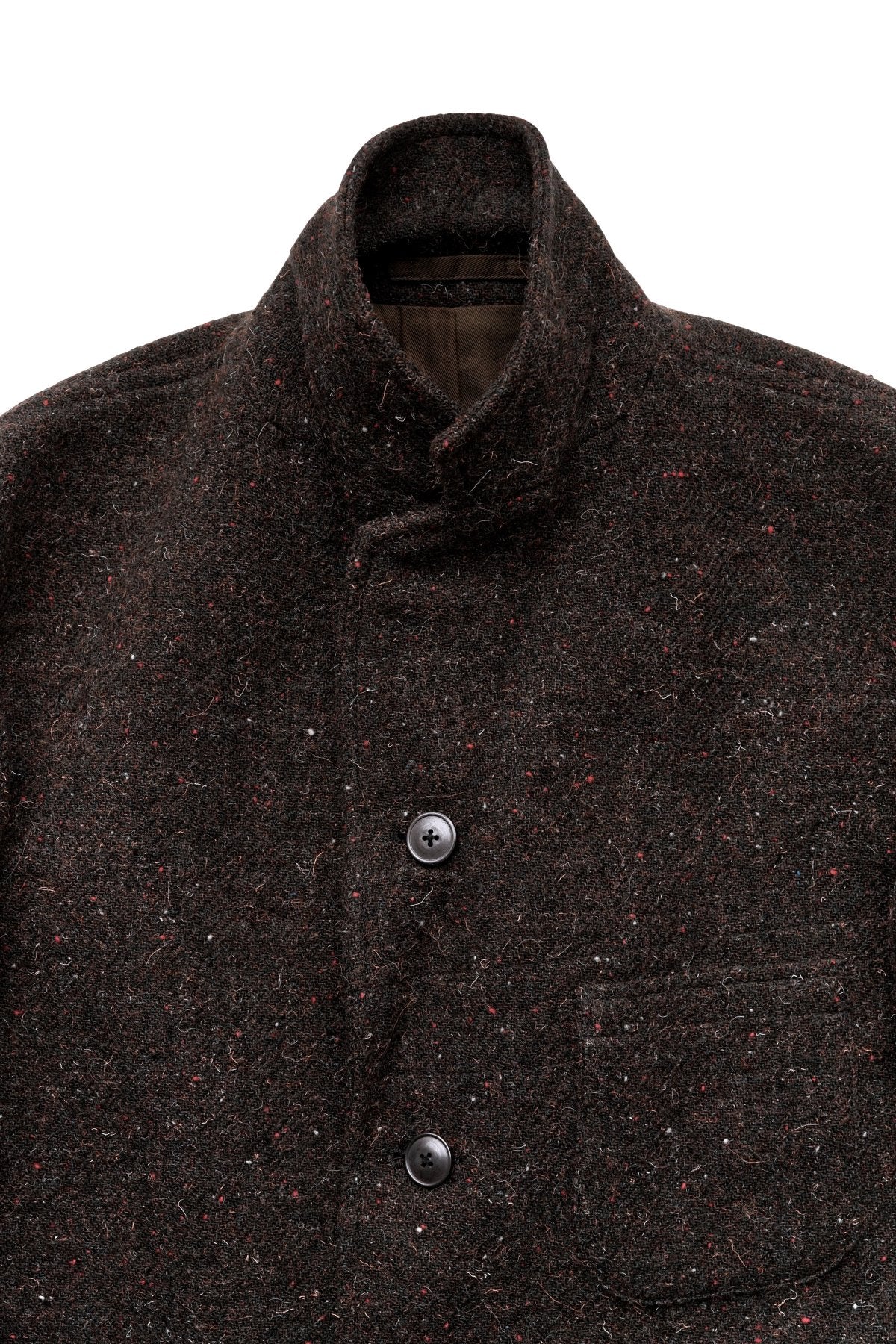 Nigel Cabourn -  HOSPITAL JACKET DONEGAL TWEED - BROWN