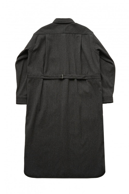 Nigel Cabourn woman - LONG CPO DRESS(MELTON) - CHARCOAL GRAY