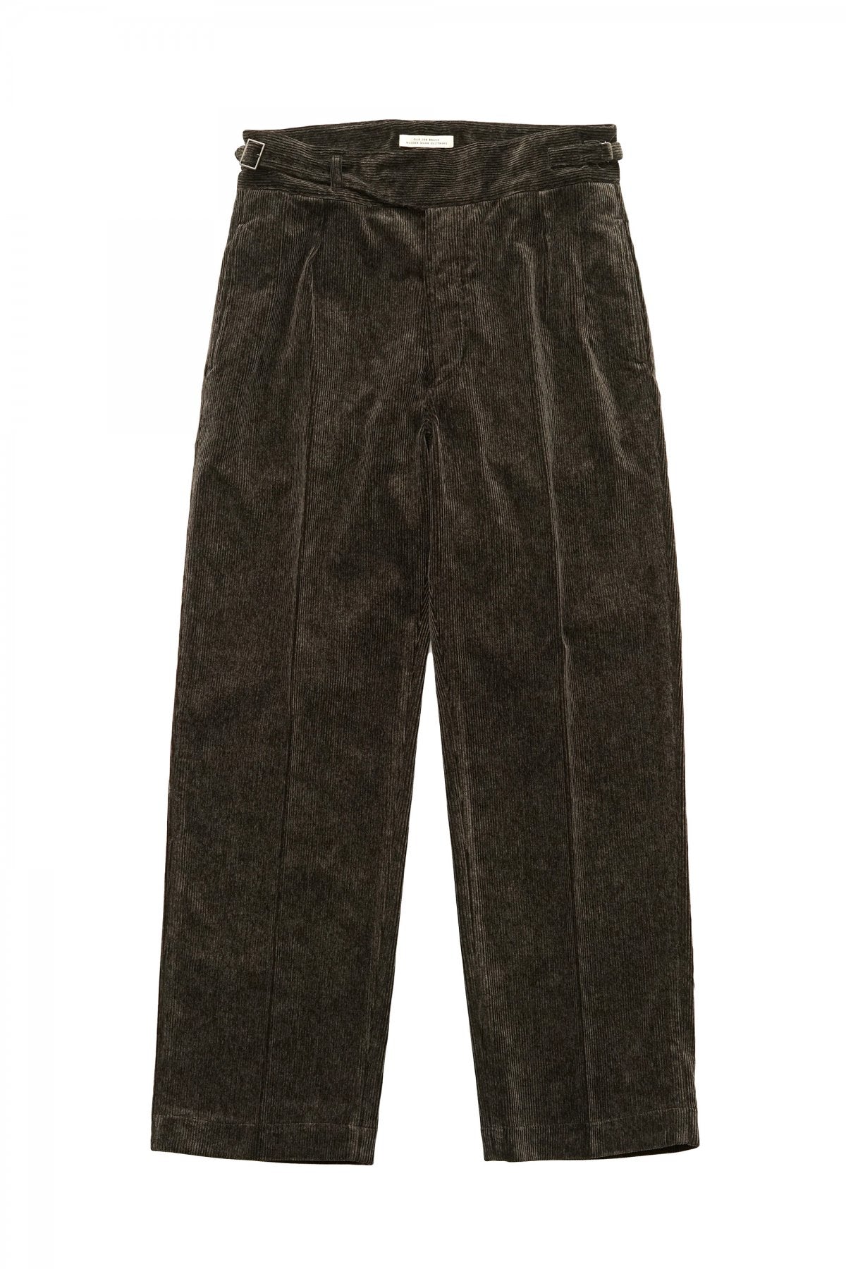 OLD JOE ★★★ - EXCLUSIVE SIDE BUCKLE GRUKHA TROUSER - SLATE