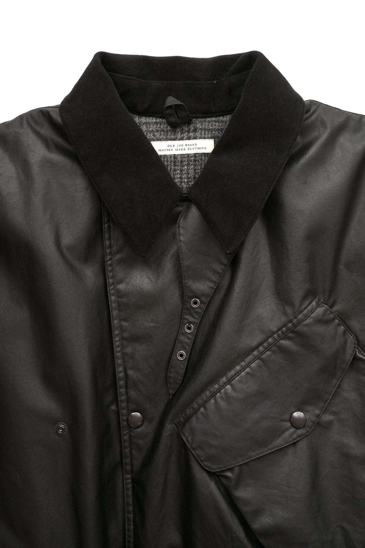 OLD JOE - WAXED BLACK PANTHER JACKET - PATINA BLACK