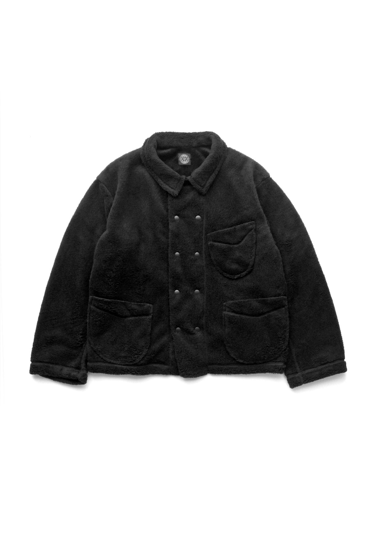 Porter Classic - FLEECE FRENCH JACKET - BLACK