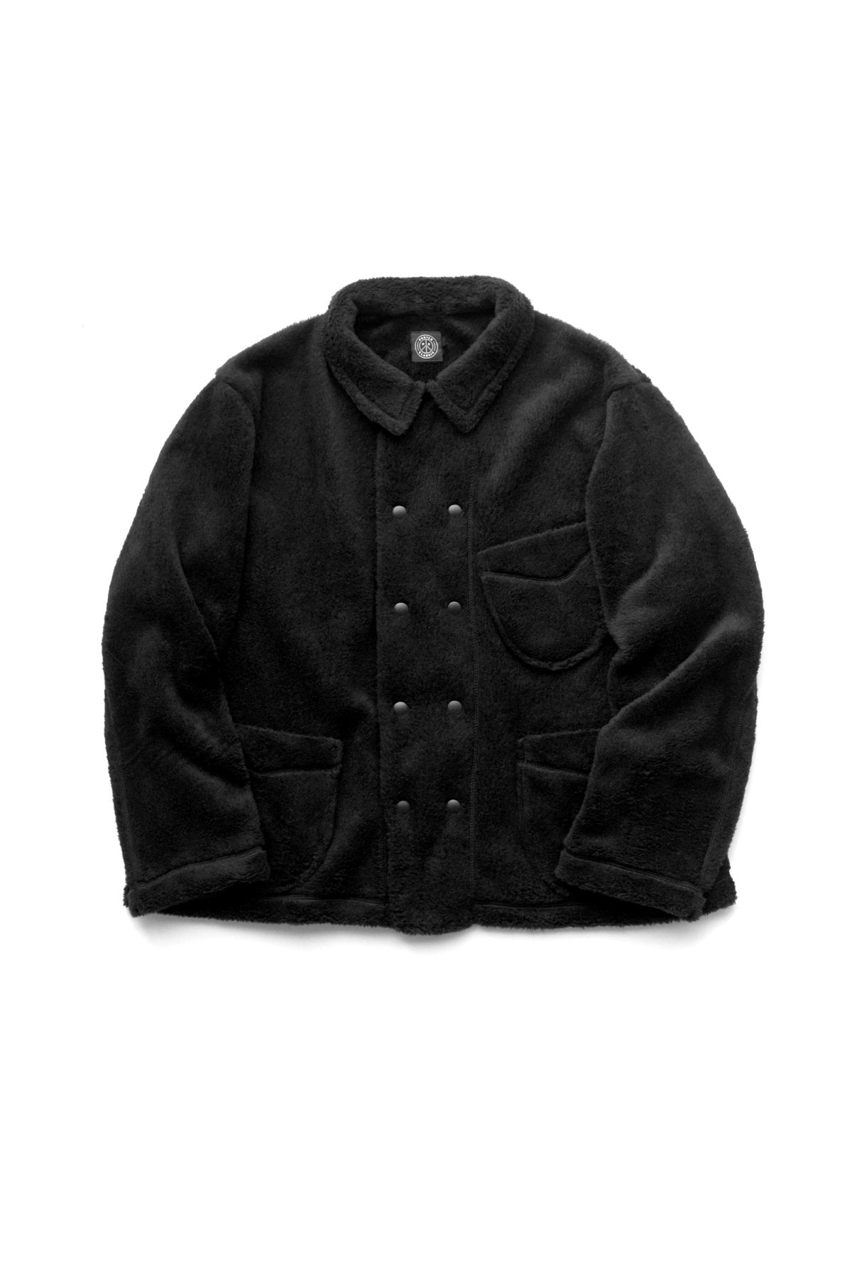 Porter Classic - FLEECE FRENCH JACKET - BLACK