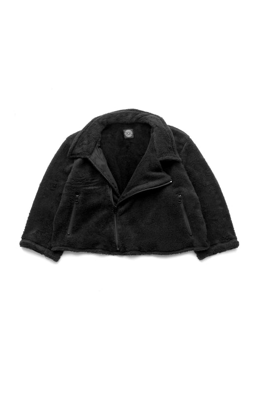 Porter Classic - FLEECE RIDERS JACKET(for LADY PC) - BLACK