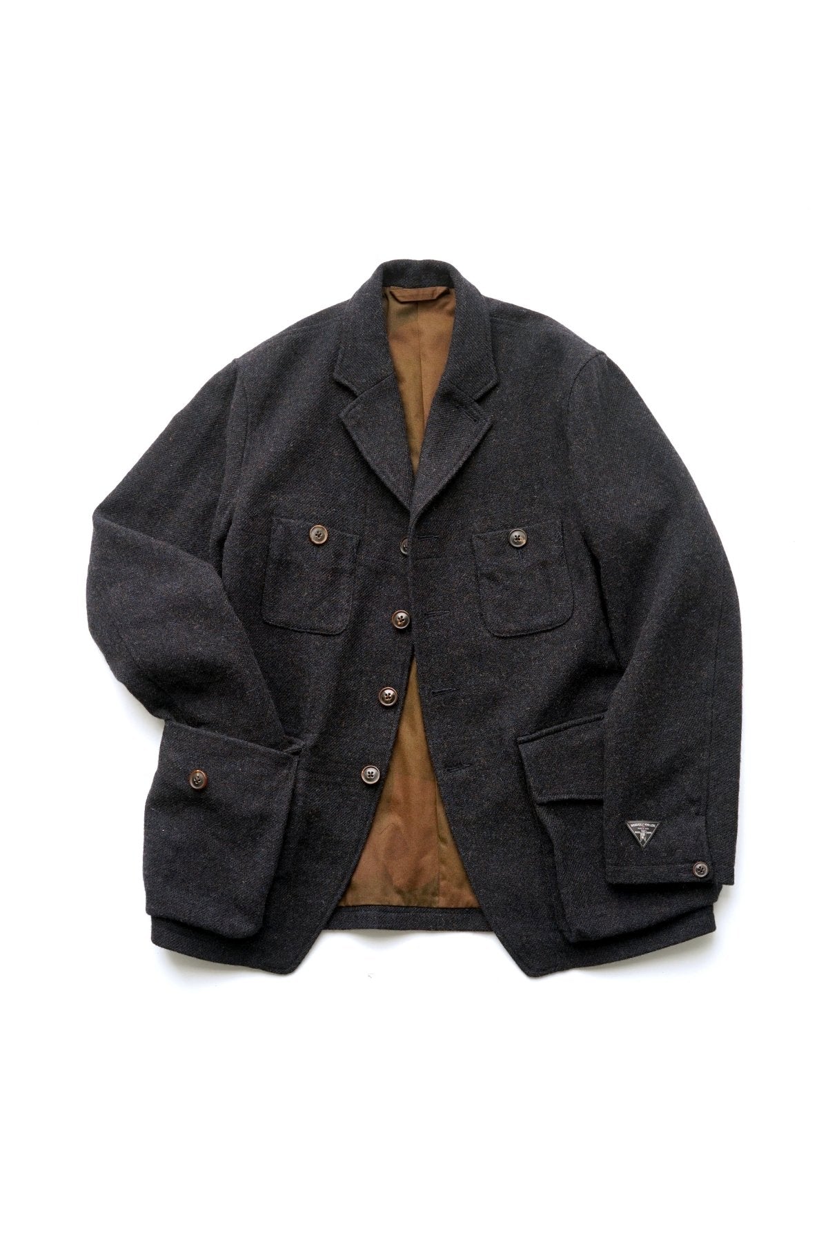 Nigel Cabourn - ATKINSON JACKET WASHABLE WOOL - NAVY