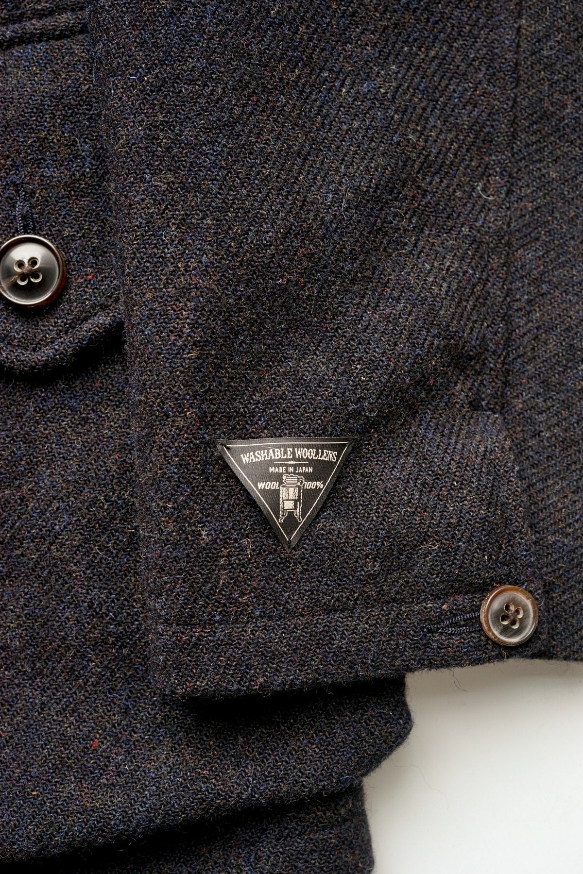 Nigel Cabourn - ATKINSON JACKET WASHABLE WOOL - NAVY