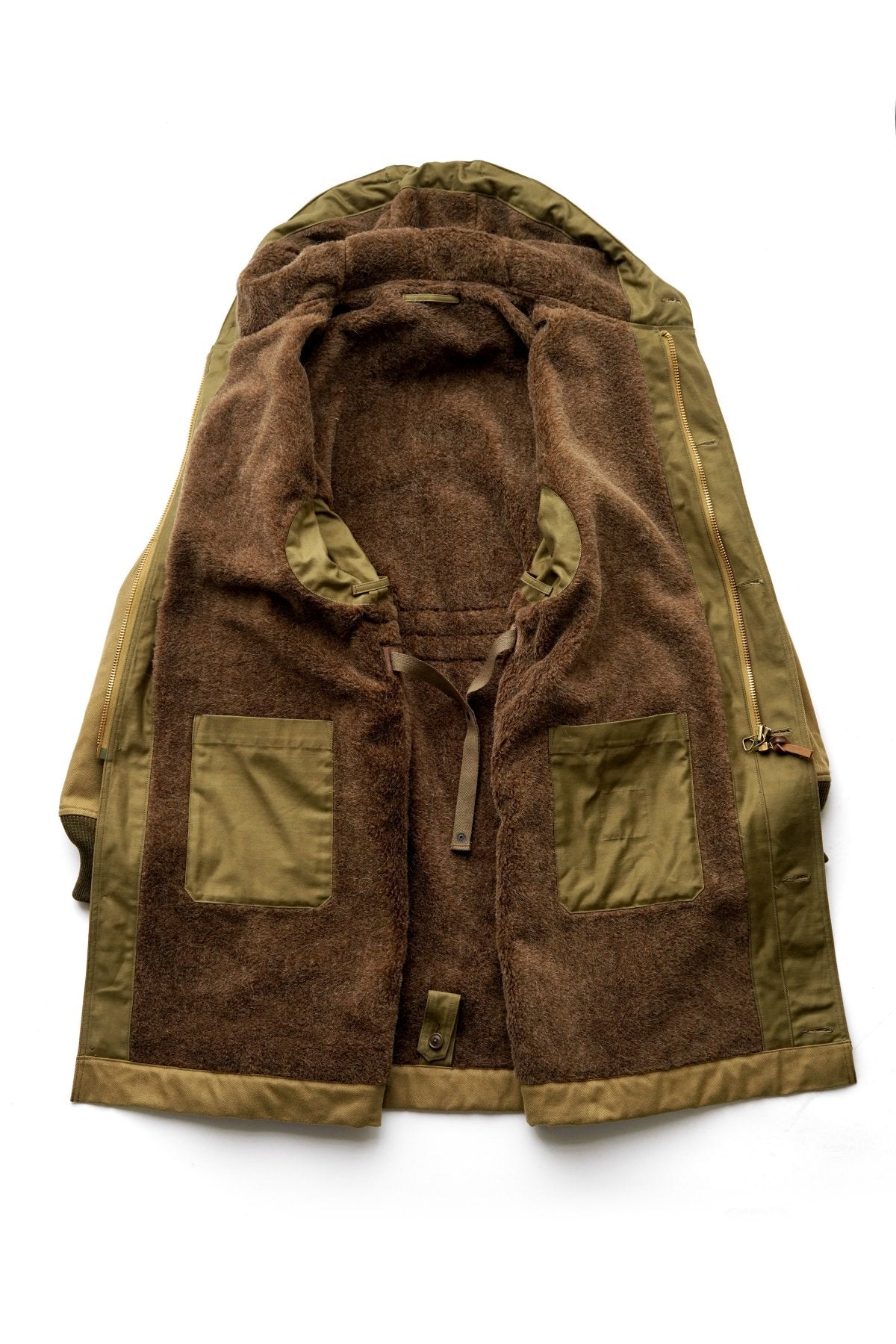 Nigel Cabourn - N-2 DECK Rev COAT - HALFTEX KHAKI