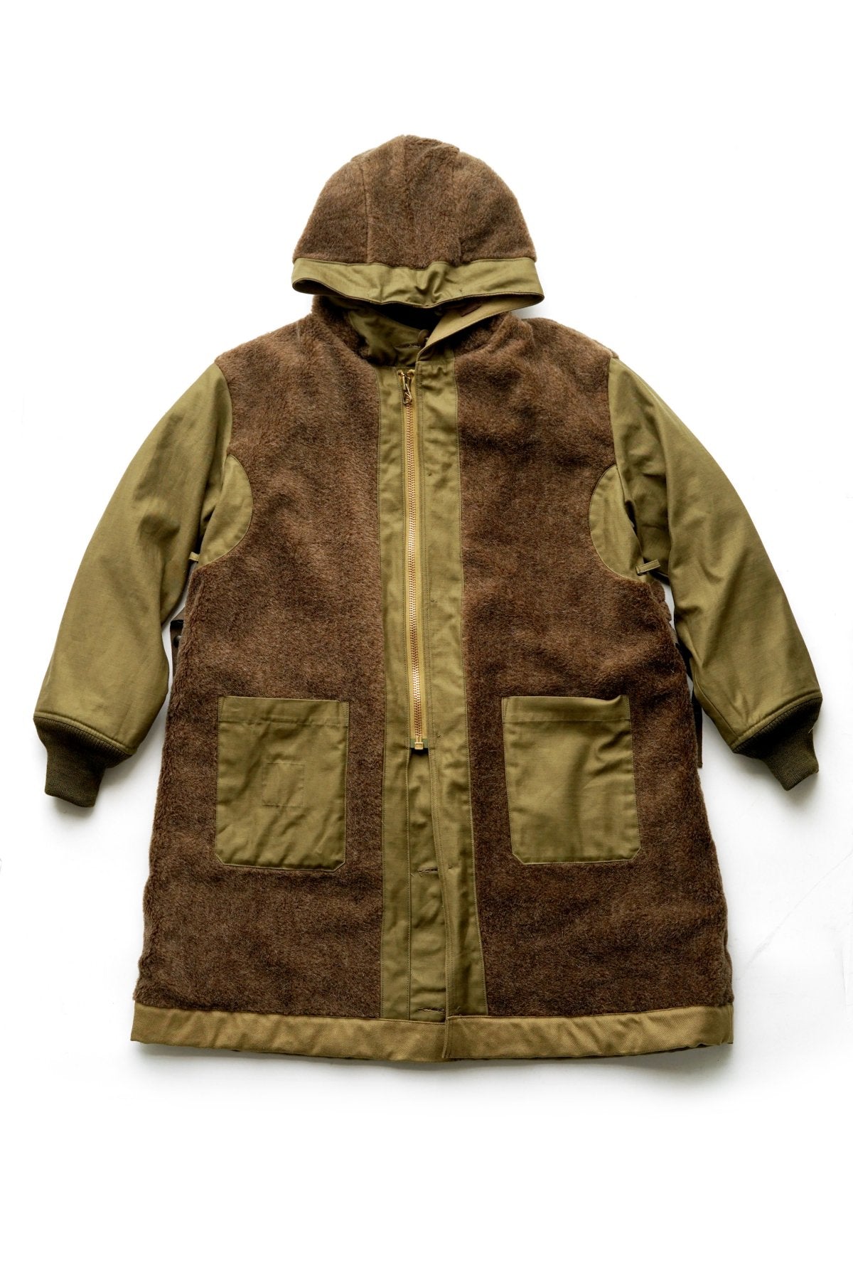 Nigel Cabourn - N-2 DECK Rev COAT - HALFTEX KHAKI