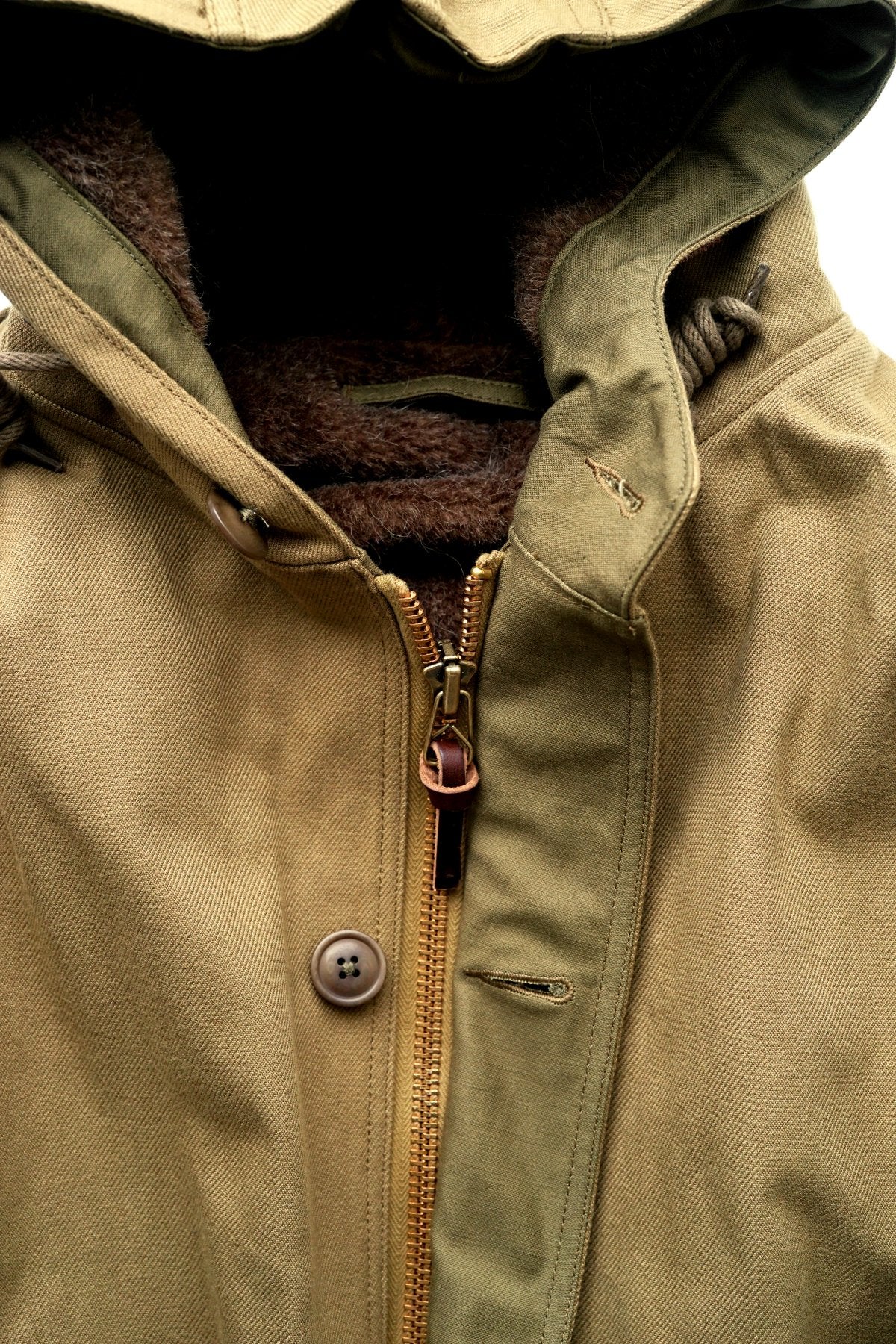 Nigel Cabourn - N-2 DECK Rev COAT - HALFTEX KHAKI