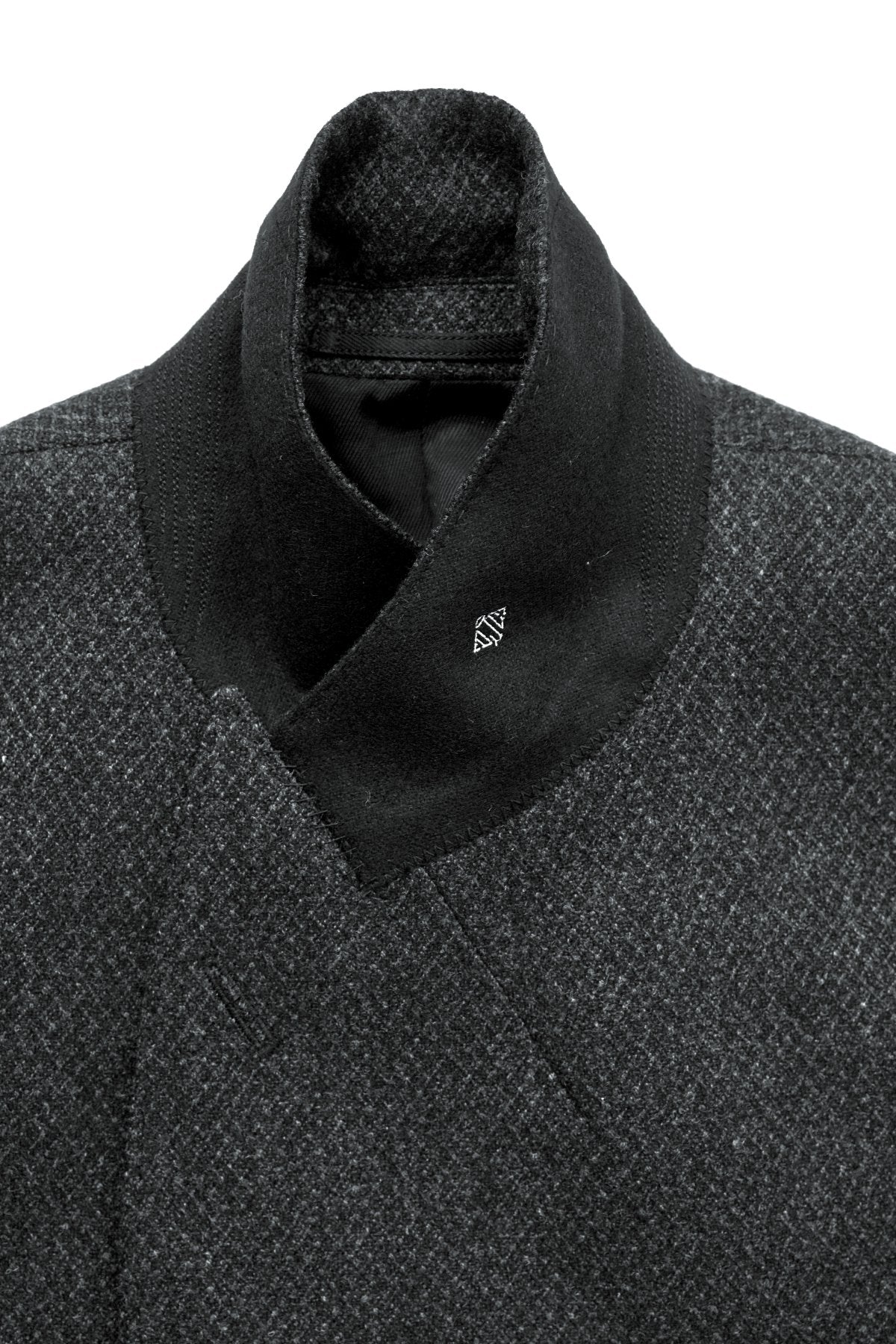 OLD JOE - DOUBLE-BREASTED SWING JACKET - DIAMOND WEAVE