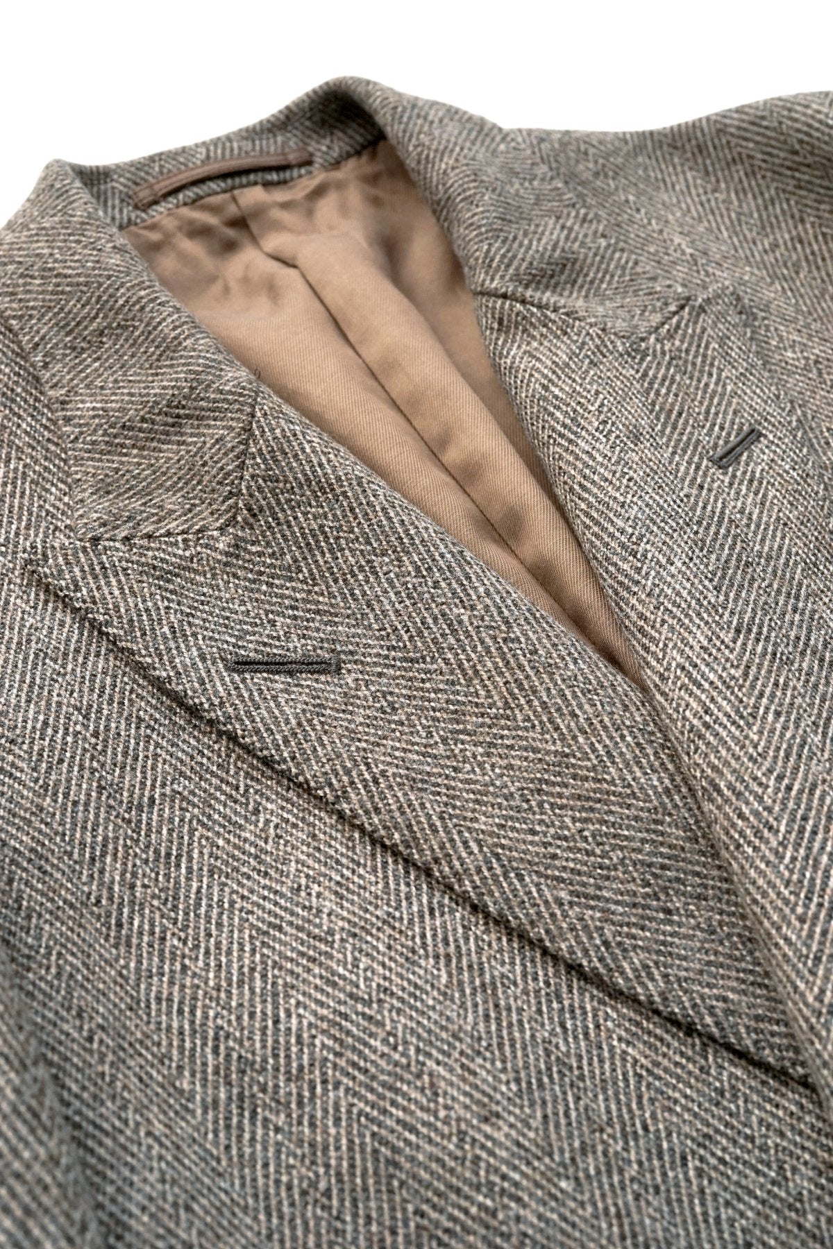 OLD JOE - DOUBLE-BREASTED SWING JACKET -  FANCY HERRINGBONE