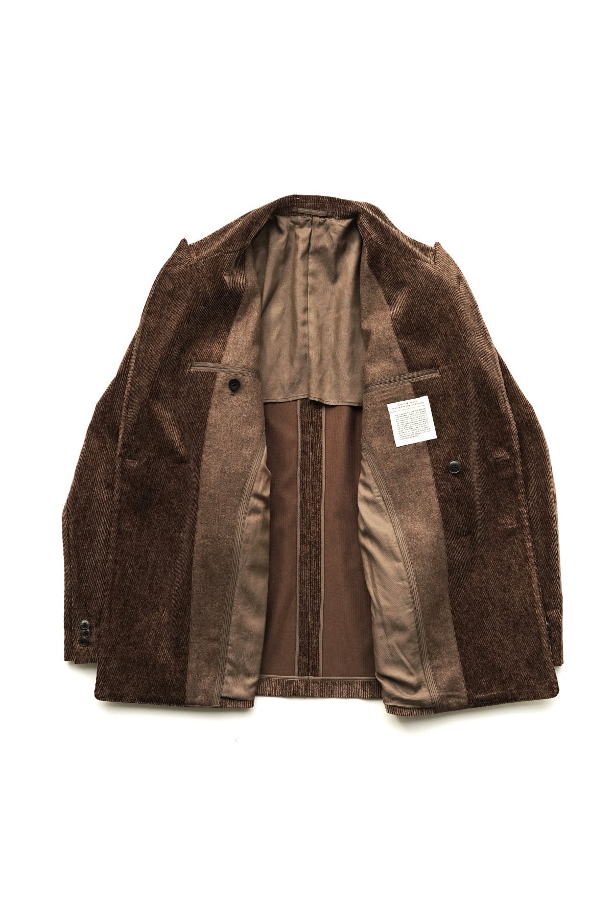 OLD JOE ★★★ - EXCLUSIVE DOUBLE-BREASTED SWING JACKET - BARK