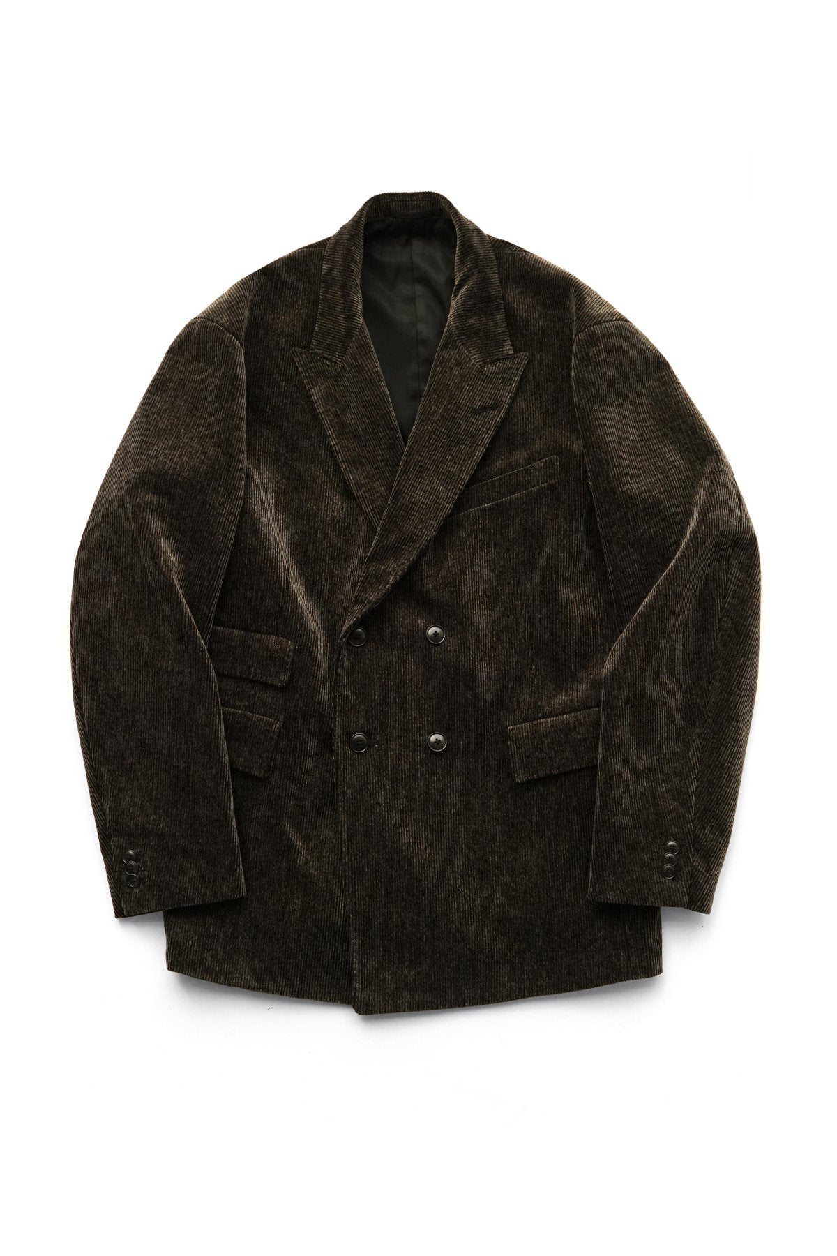 OLD JOE ★★★ - EXCLUSIVE DOUBLE-BREASTED SWING JACKET - SLATE