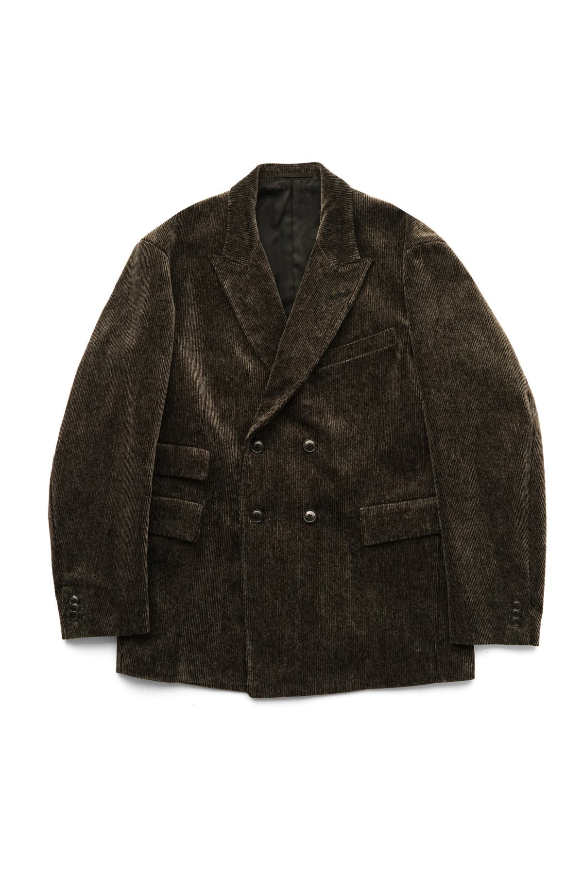 OLD JOE ★★★ - EXCLUSIVE DOUBLE-BREASTED SWING JACKET - SLATE