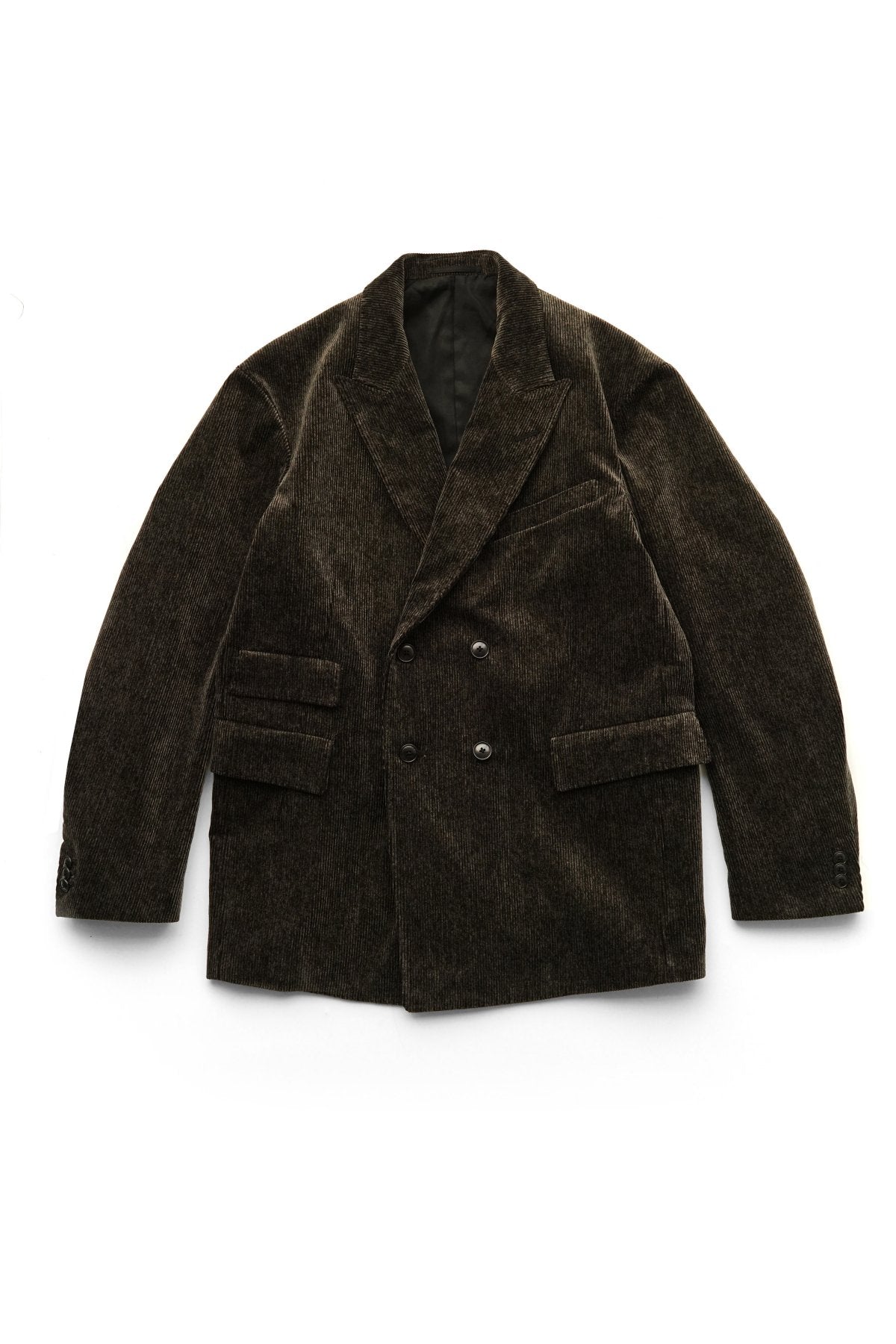 OLD JOE ★★★ - EXCLUSIVE DOUBLE-BREASTED SWING JACKET - SLATE