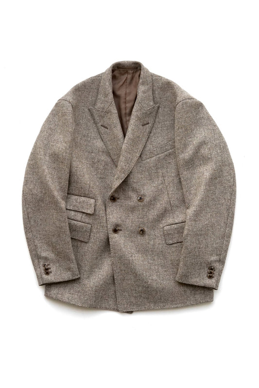 OLD JOE ★★★ - EXCLUSIVE DOUBLE-BREASTED SWING JACKET - FOG