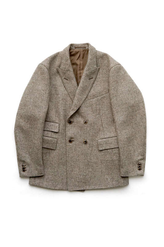 OLD JOE ★★★ - EXCLUSIVE DOUBLE-BREASTED SWING JACKET - FOG