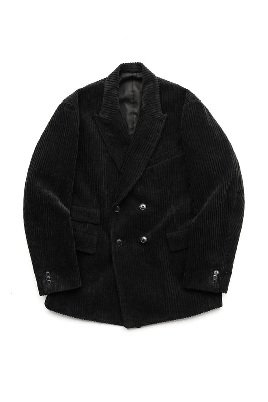 OLD JOE ★★★ - EXCLUSIVE DOUBLE-BREASTED SWING JACKET - BLACK