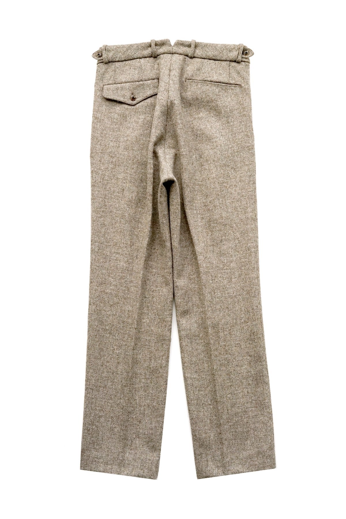 OLD JOE ★★★ - EXCLUSIVE DOUBLE-PLEATED DRAPE TROUSER - FOG