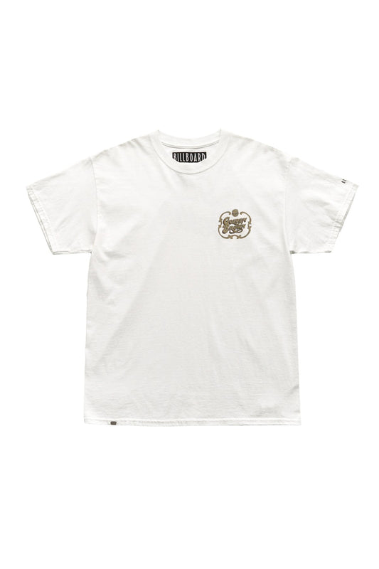 BILLBOARD - PRINT T-SHIRTS "GOLDEN BROWN" - WHITE