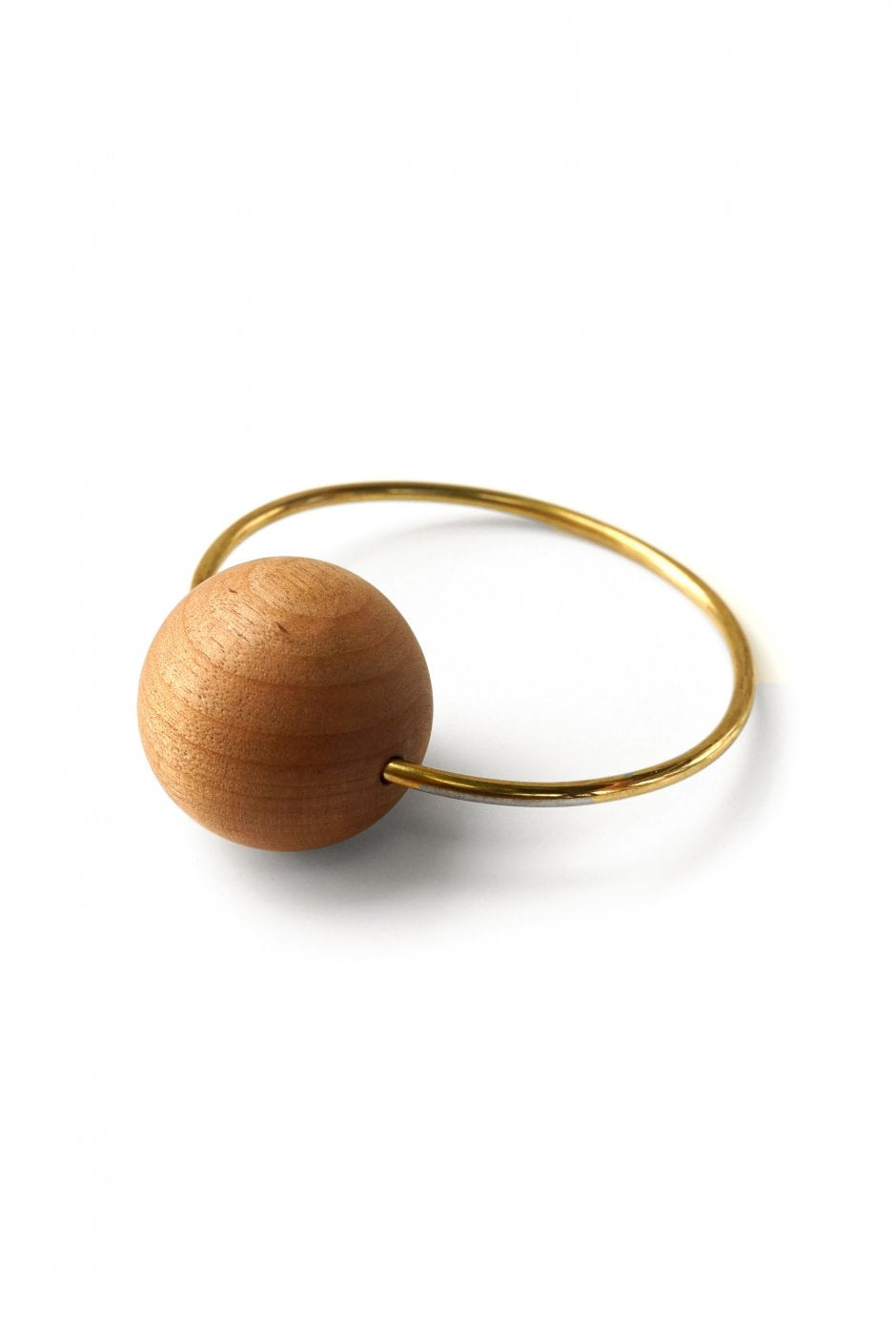 8UEDE - PARALLEL PLANET BANGLE L - NATURAL/GOLD