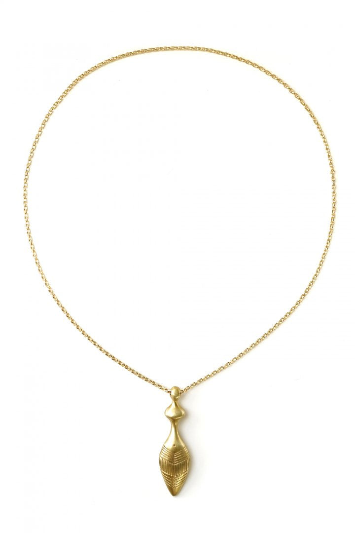 8UEDE - BRAKA LONG NECKLACE - GOLD