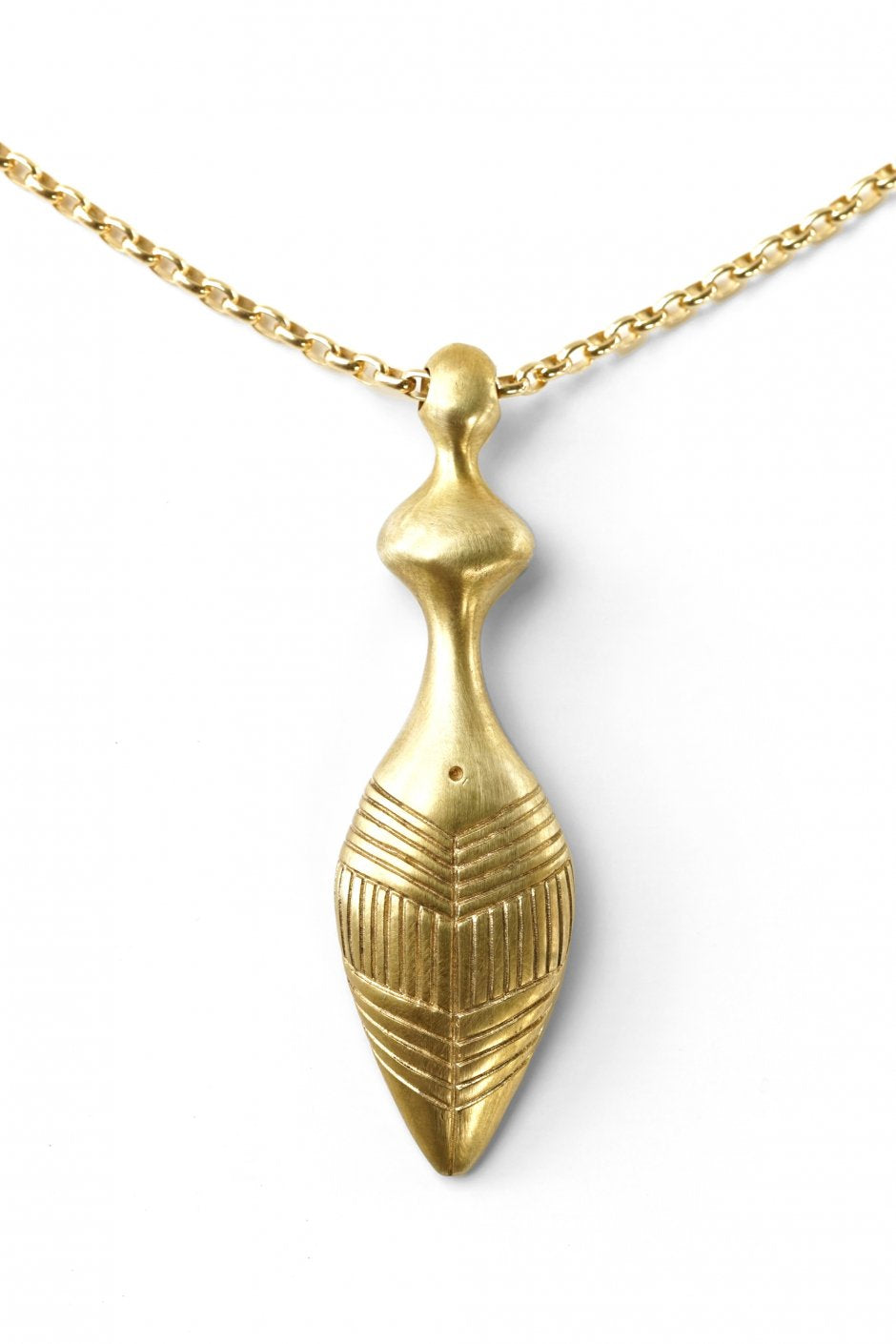 8UEDE - BRAKA LONG NECKLACE - GOLD