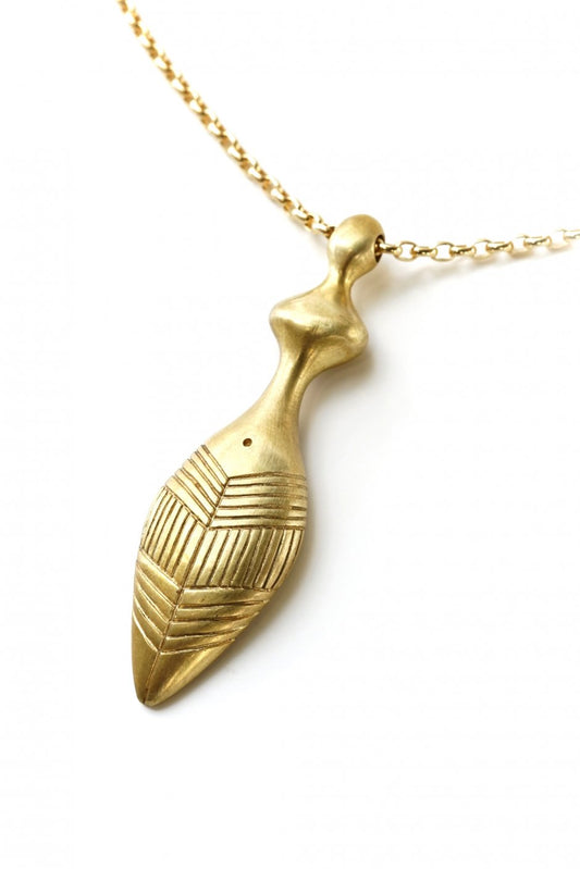 8UEDE - BRAKA LONG NECKLACE - GOLD