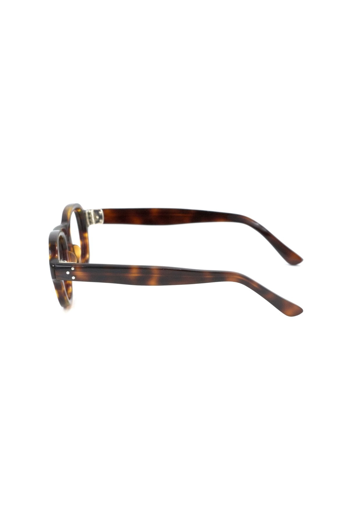 1950s HAND MADE BRITISH VINTAGE EYEWEAR AMBER - OPT-571