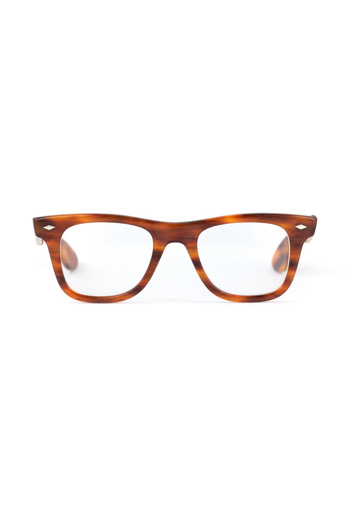 1970s BRITISH VINTAGE EYEWEAR AMBER - OPT-573