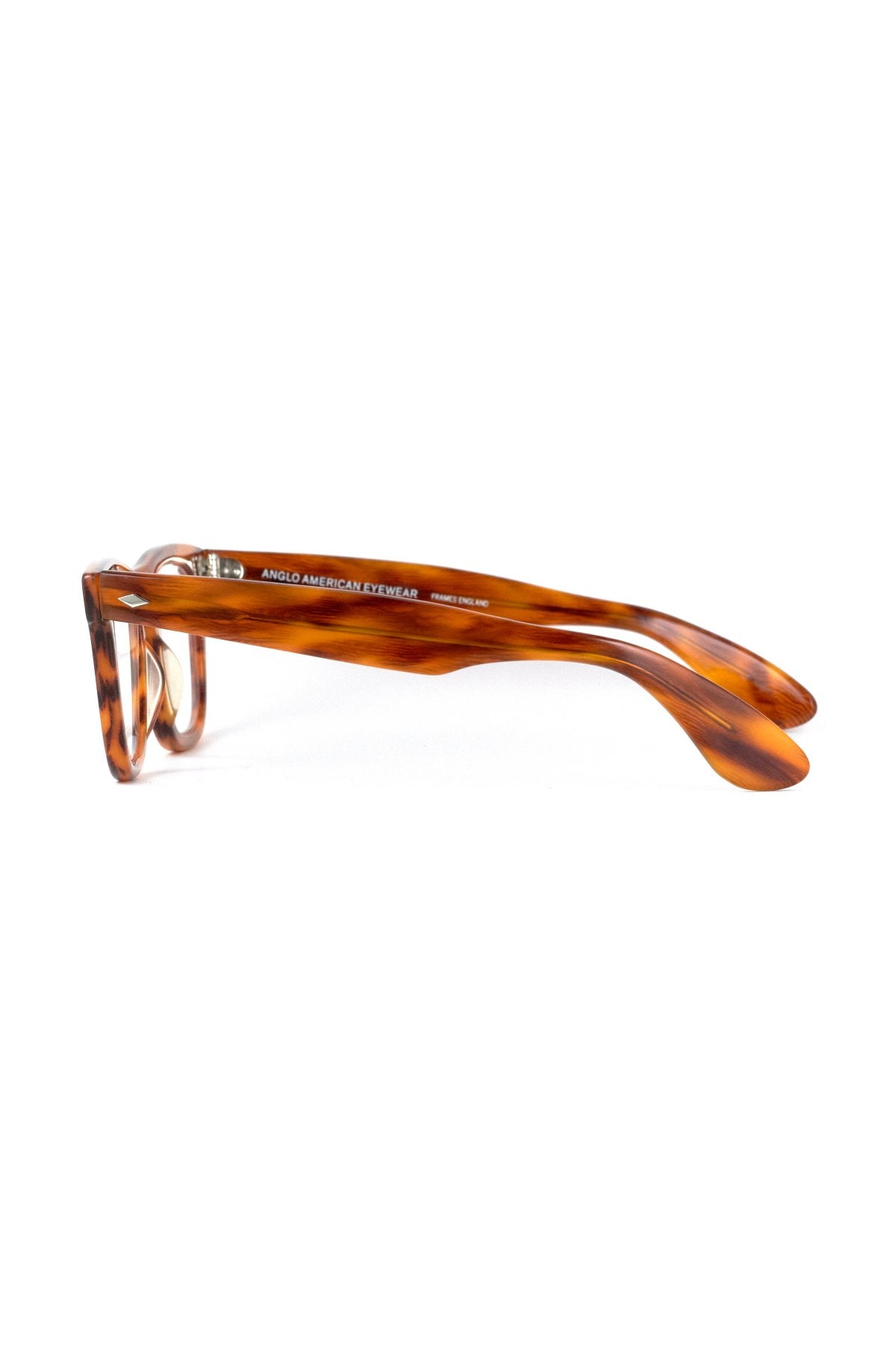 1970s BRITISH VINTAGE EYEWEAR AMBER - OPT-573