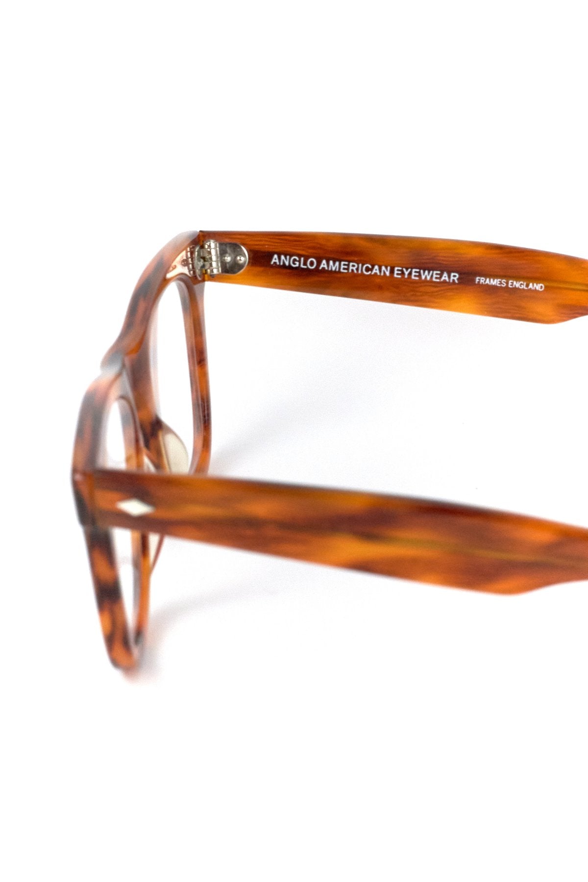 1970s BRITISH VINTAGE EYEWEAR AMBER - OPT-573