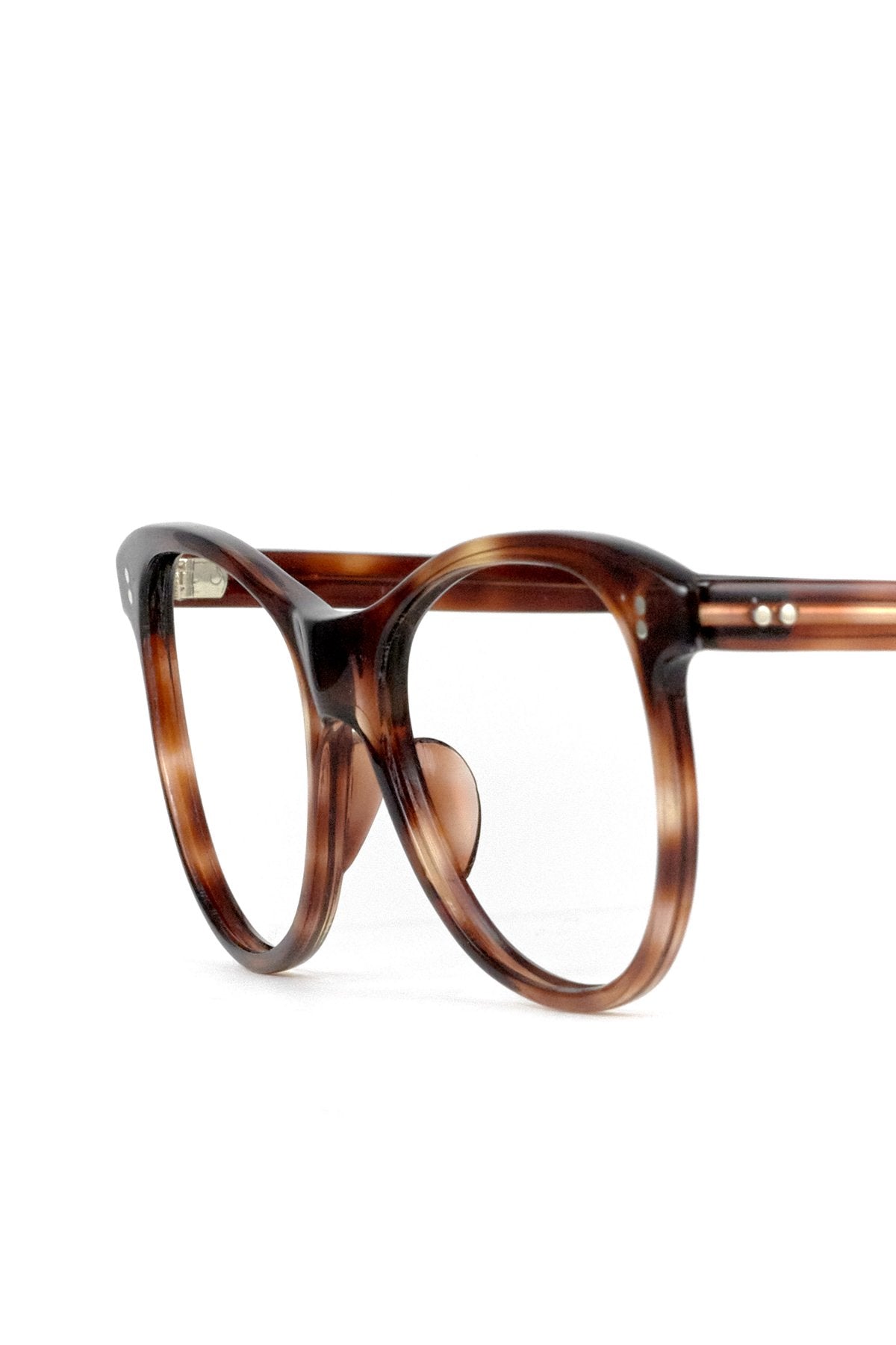 1960s FRANCE VINTAGE EYEGLASS AMBER - OPT-579