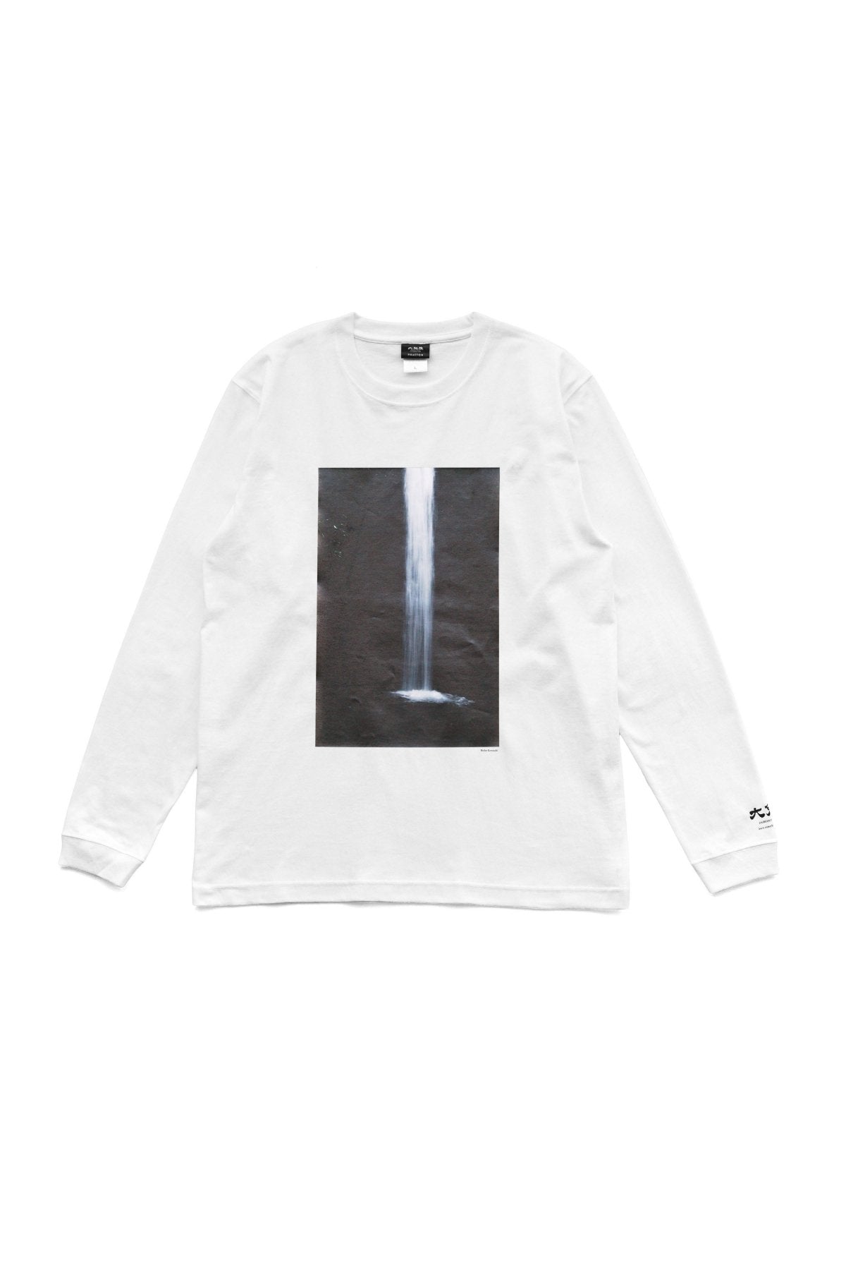 大勉強 DAIBENKYO  by PHAETON | Long Sleeve T-SHIRTS 滝 Photo Rinko Kawauchi - WHITE