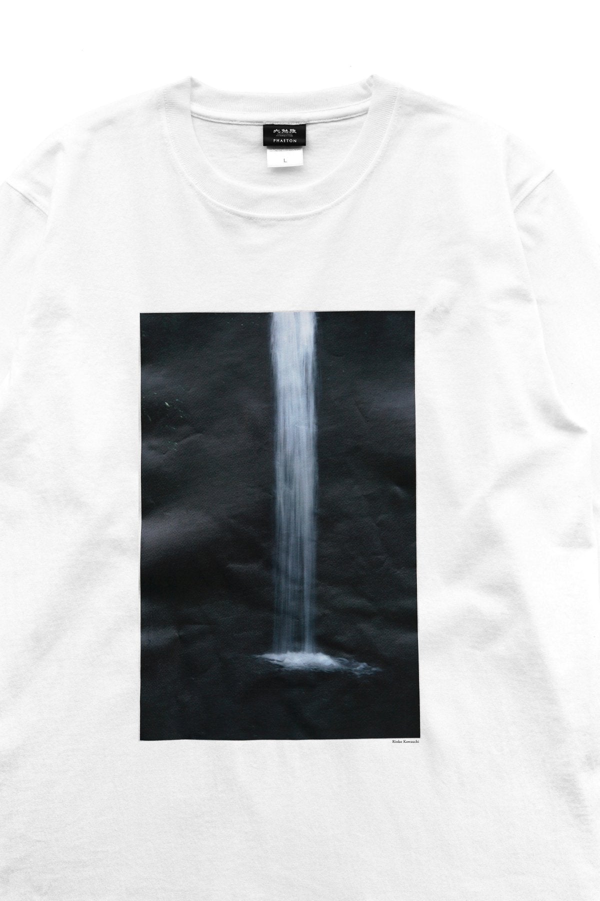 大勉強 DAIBENKYO  by PHAETON | Long Sleeve T-SHIRTS 滝 Photo Rinko Kawauchi - WHITE