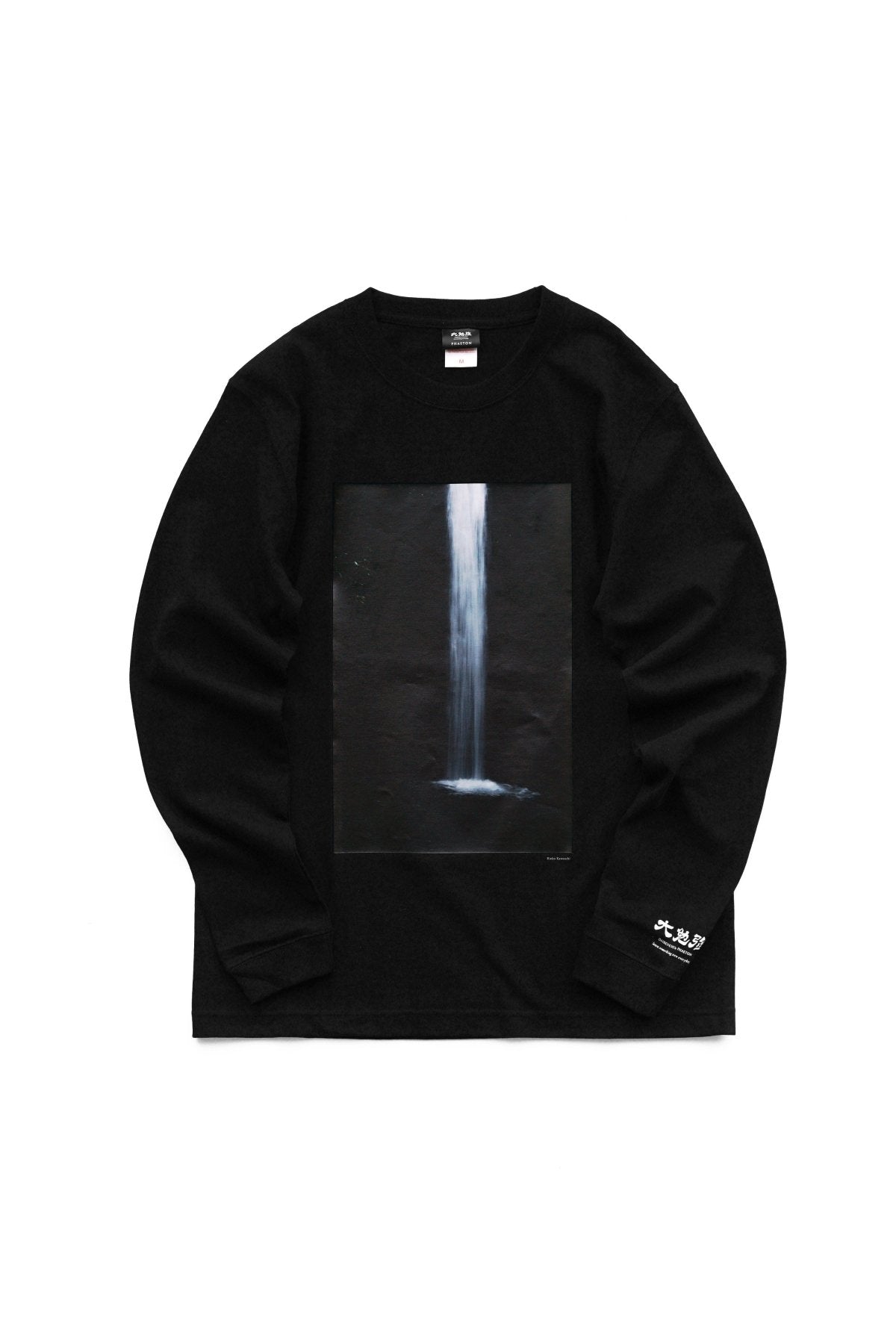 大勉強 DAIBENKYO  by PHAETON | Long Sleeve T-SHIRTS 滝 Photo Rinko Kawauchi - BLACK