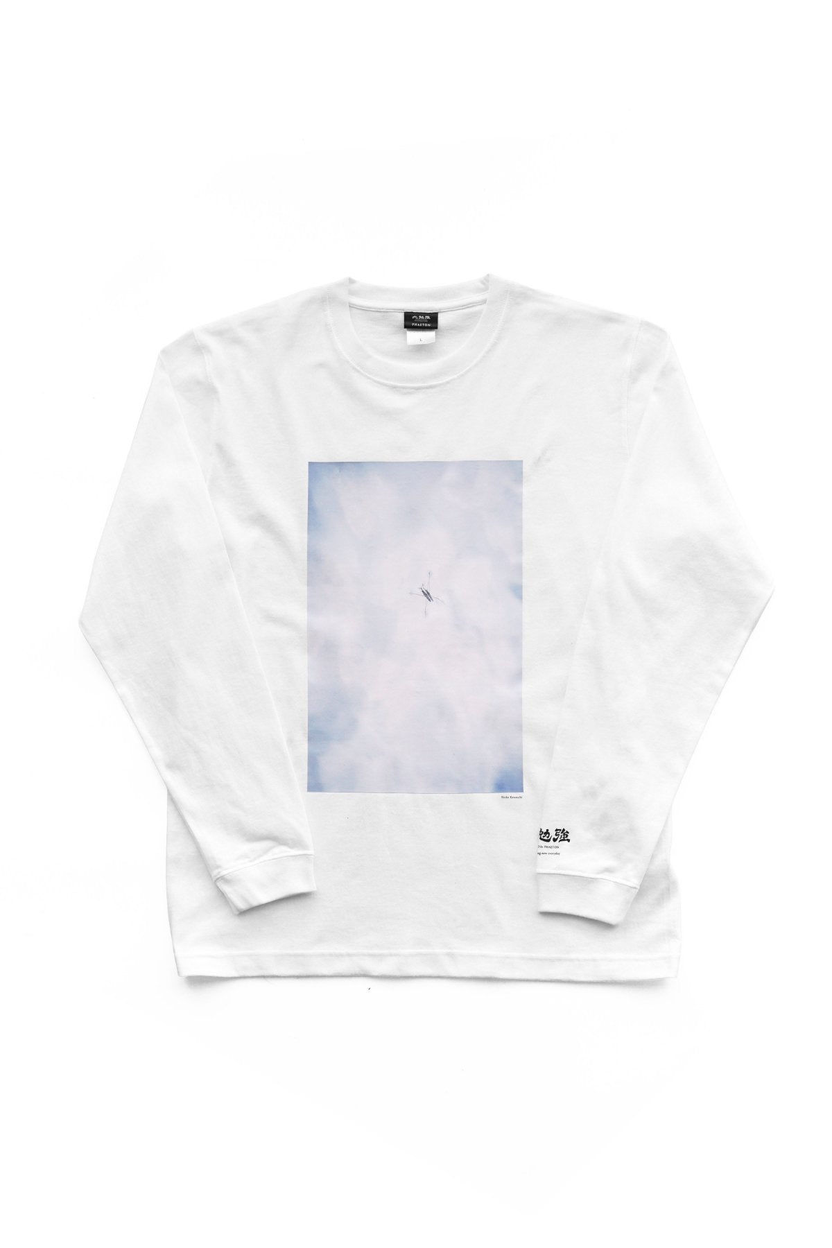 大勉強 DAIBENKYO  by PHAETON | Long Sleeve T-SHIRTS あめんぼ Photo Rinko Kawauchi - WHITE