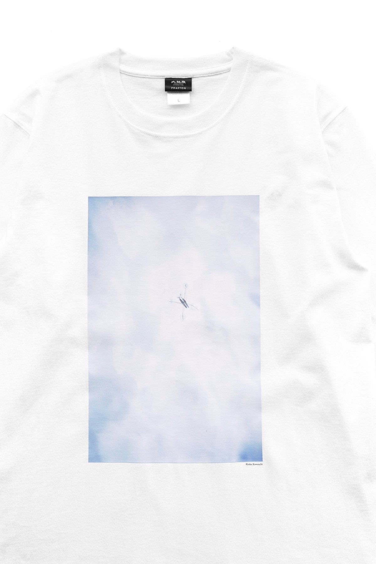 大勉強 DAIBENKYO  by PHAETON | Long Sleeve T-SHIRTS あめんぼ Photo Rinko Kawauchi - WHITE