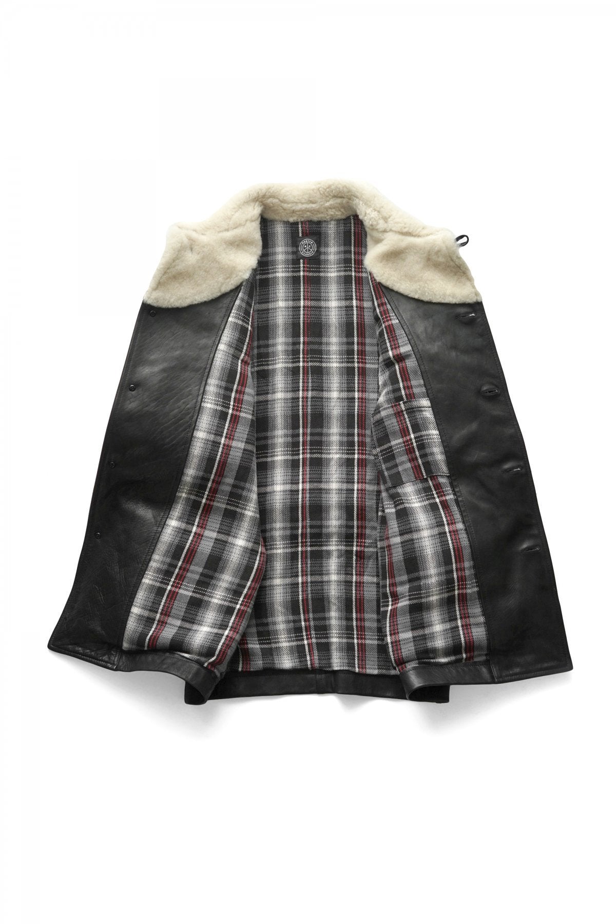 Porter Classic ★★★ - H/W CUSTOM HORSE LEATHER CAR COAT - BLACK