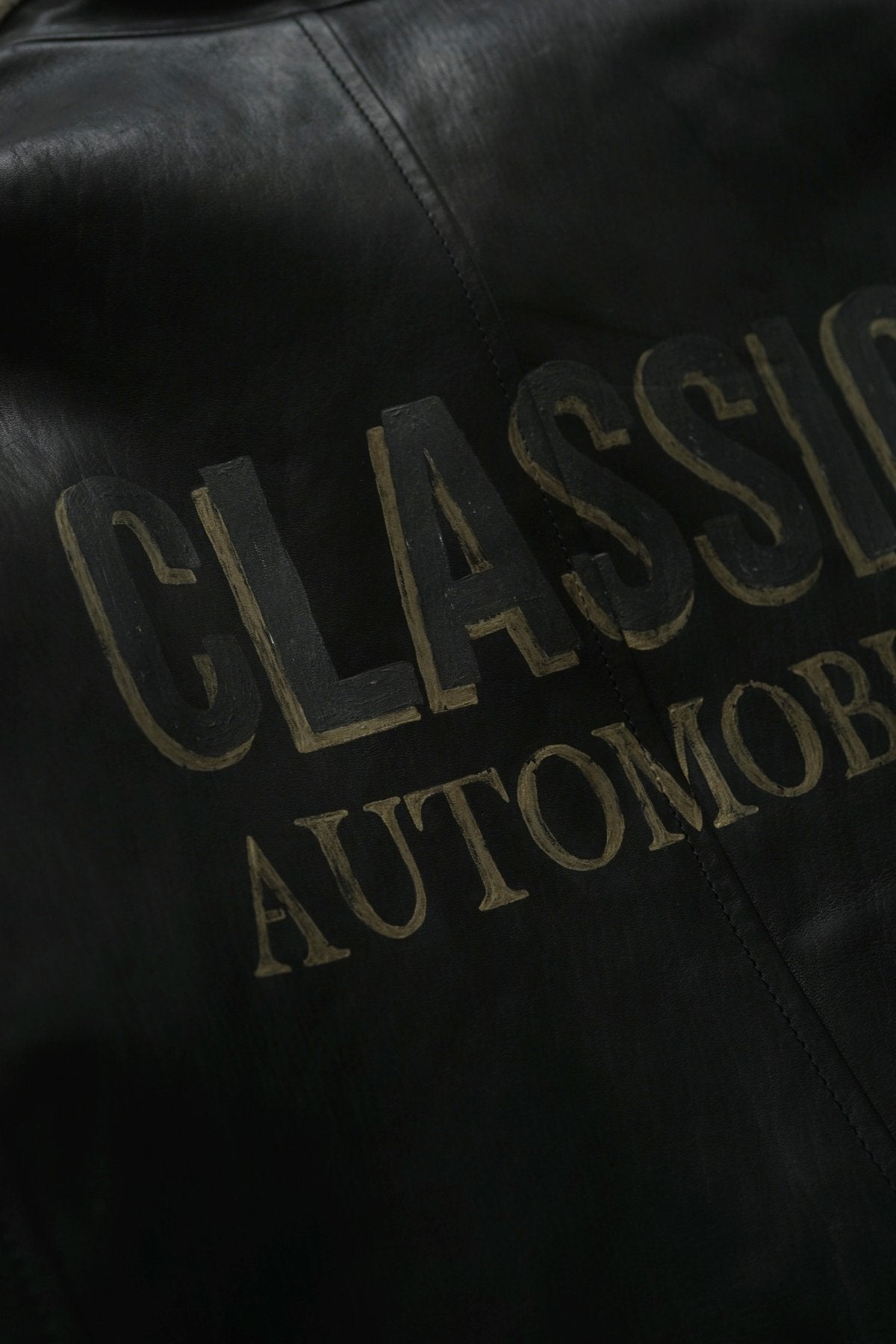 Porter Classic ★★★ - H/W CUSTOM HORSE LEATHER CAR COAT - BLACK