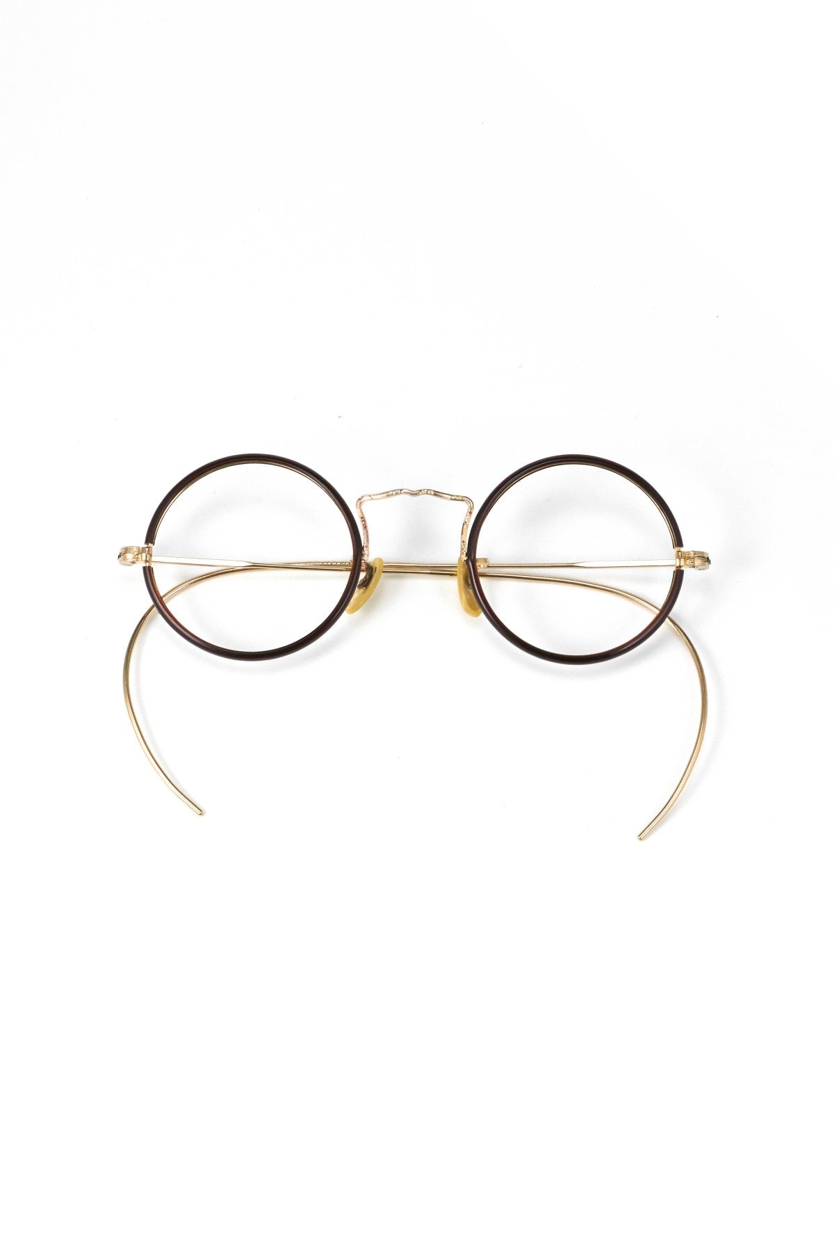 1930s AMERICAN OPTICAL ANTIQUE ROUND EYEGLASS - OPT-594