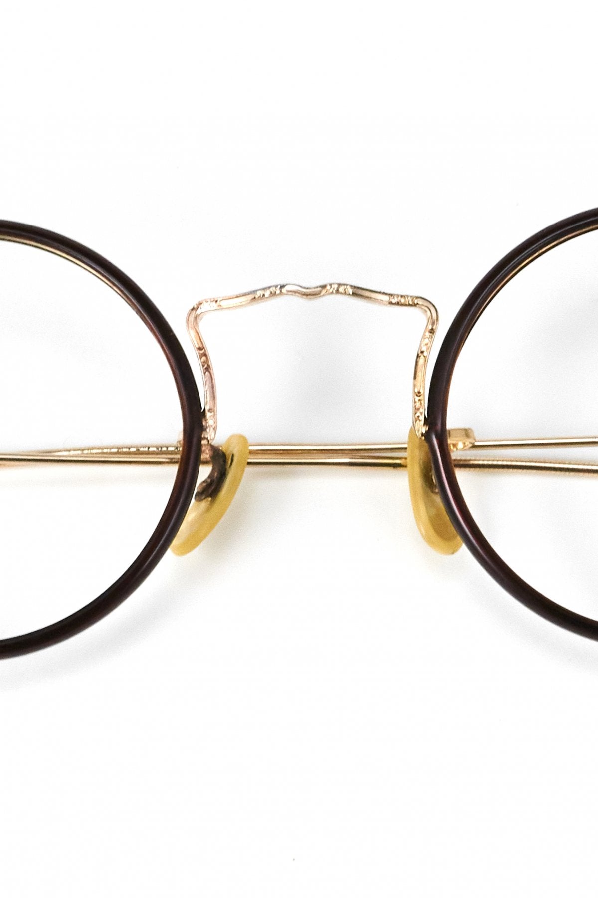 1930s AMERICAN OPTICAL ANTIQUE ROUND EYEGLASS - OPT-594