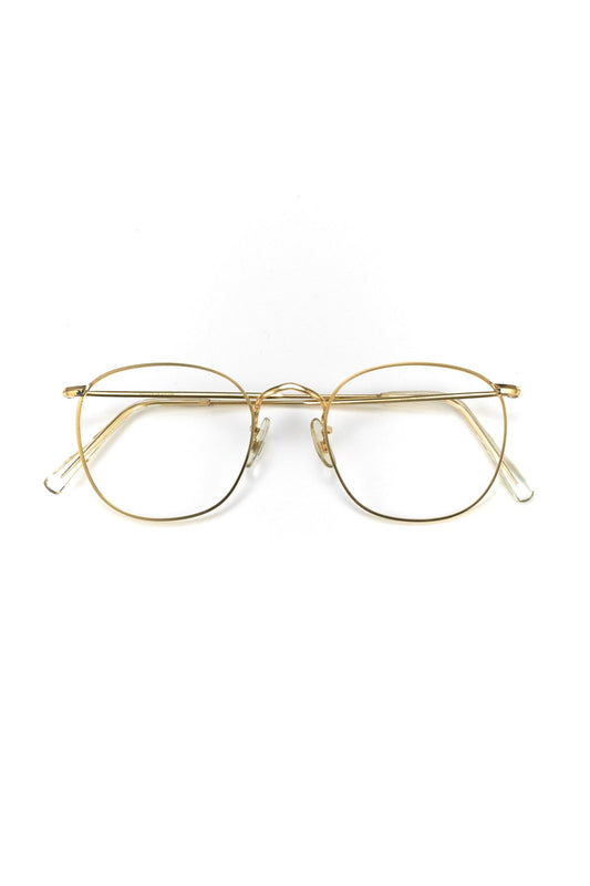 1960s ALGHA BRITISH VINTAGE EYEWEAR METAL WELLINGTON - OPT-600