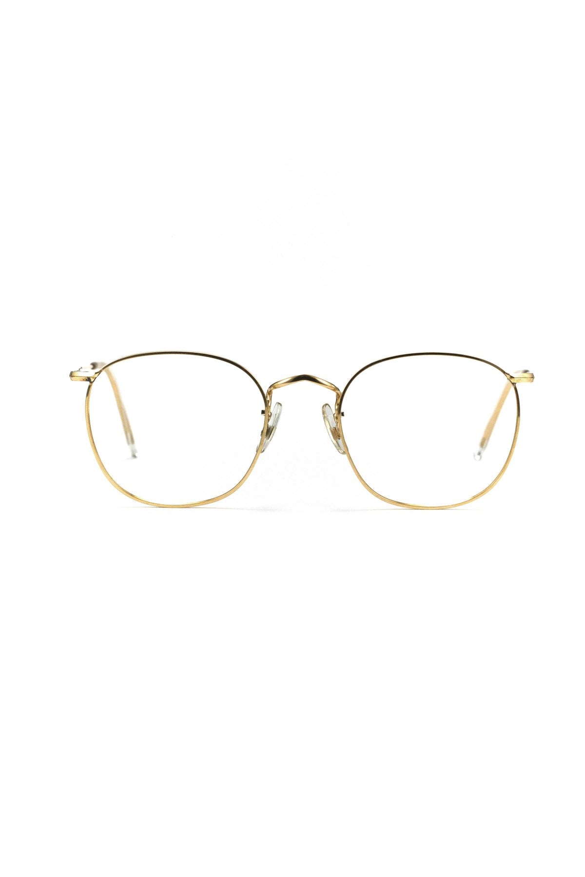 1960s ALGHA BRITISH VINTAGE EYEWEAR METAL WELLINGTON - OPT-600