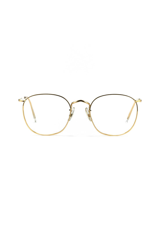 1960s ALGHA BRITISH VINTAGE EYEWEAR METAL WELLINGTON - OPT-600