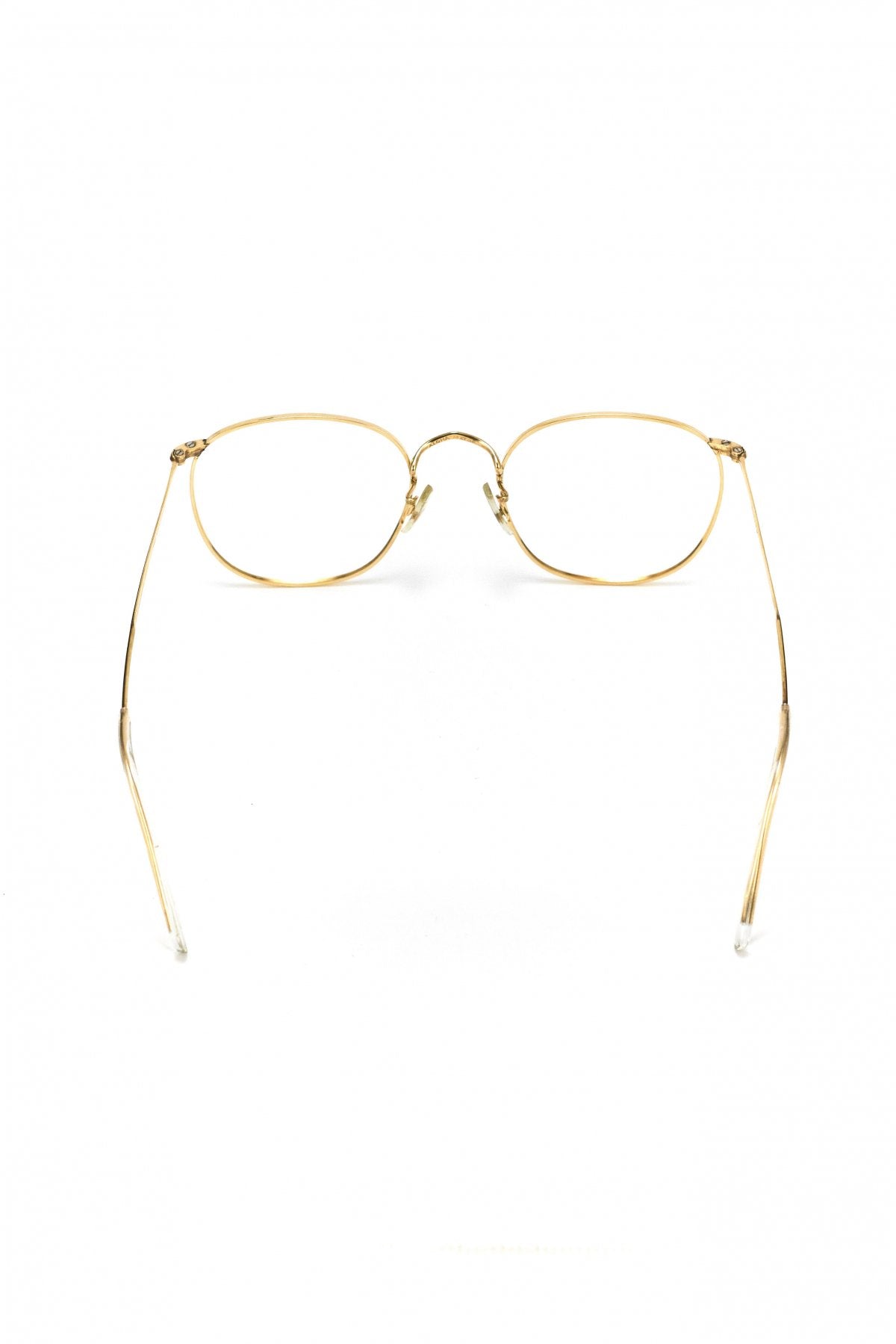 1960s ALGHA BRITISH VINTAGE EYEWEAR METAL WELLINGTON - OPT-600